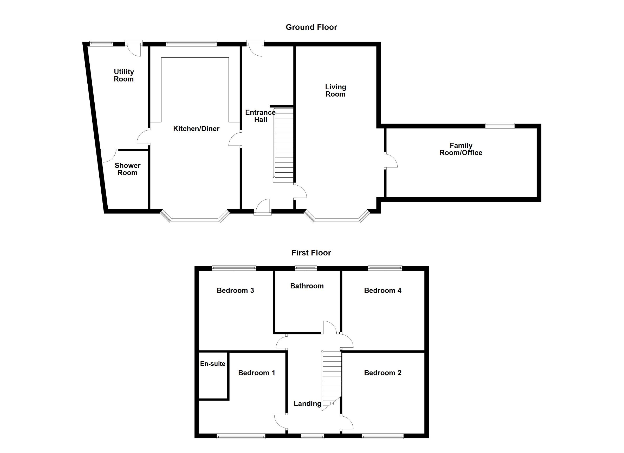 4 bed detached house for sale in North Street, Peterborough - Property Floorplan