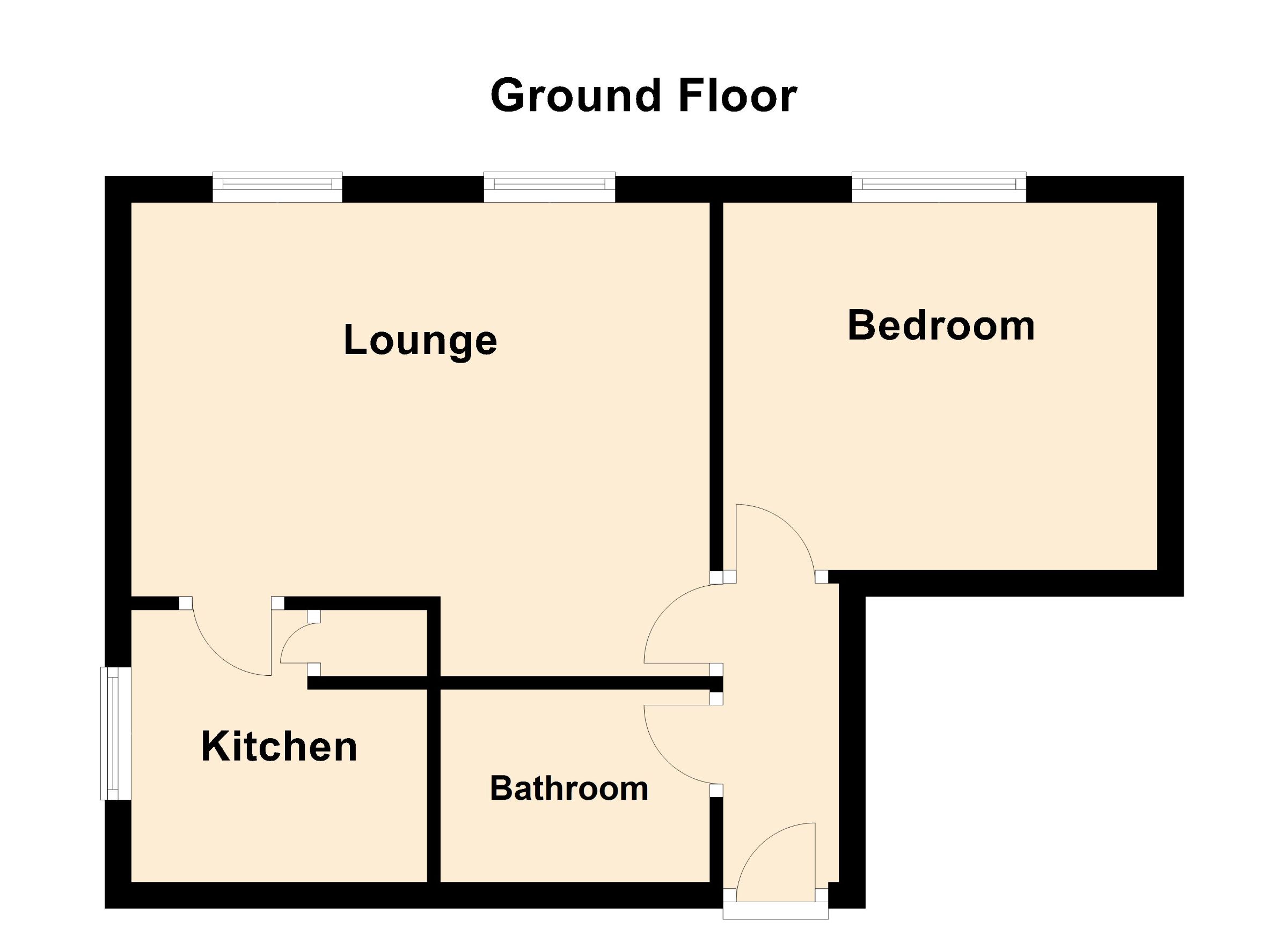 1 bed flat for sale in Hadrians Court, Peterborough - Property Floorplan