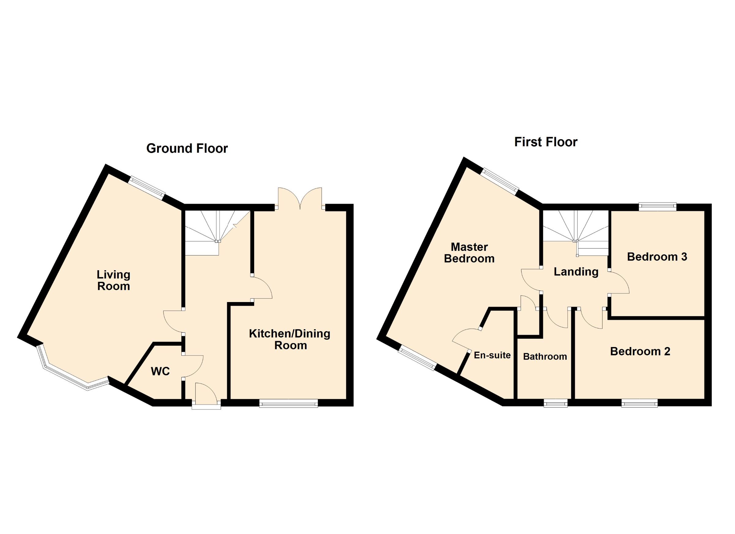 3 bed semi-detached house for sale in Tempestes Way, Peterborough - Property Floorplan