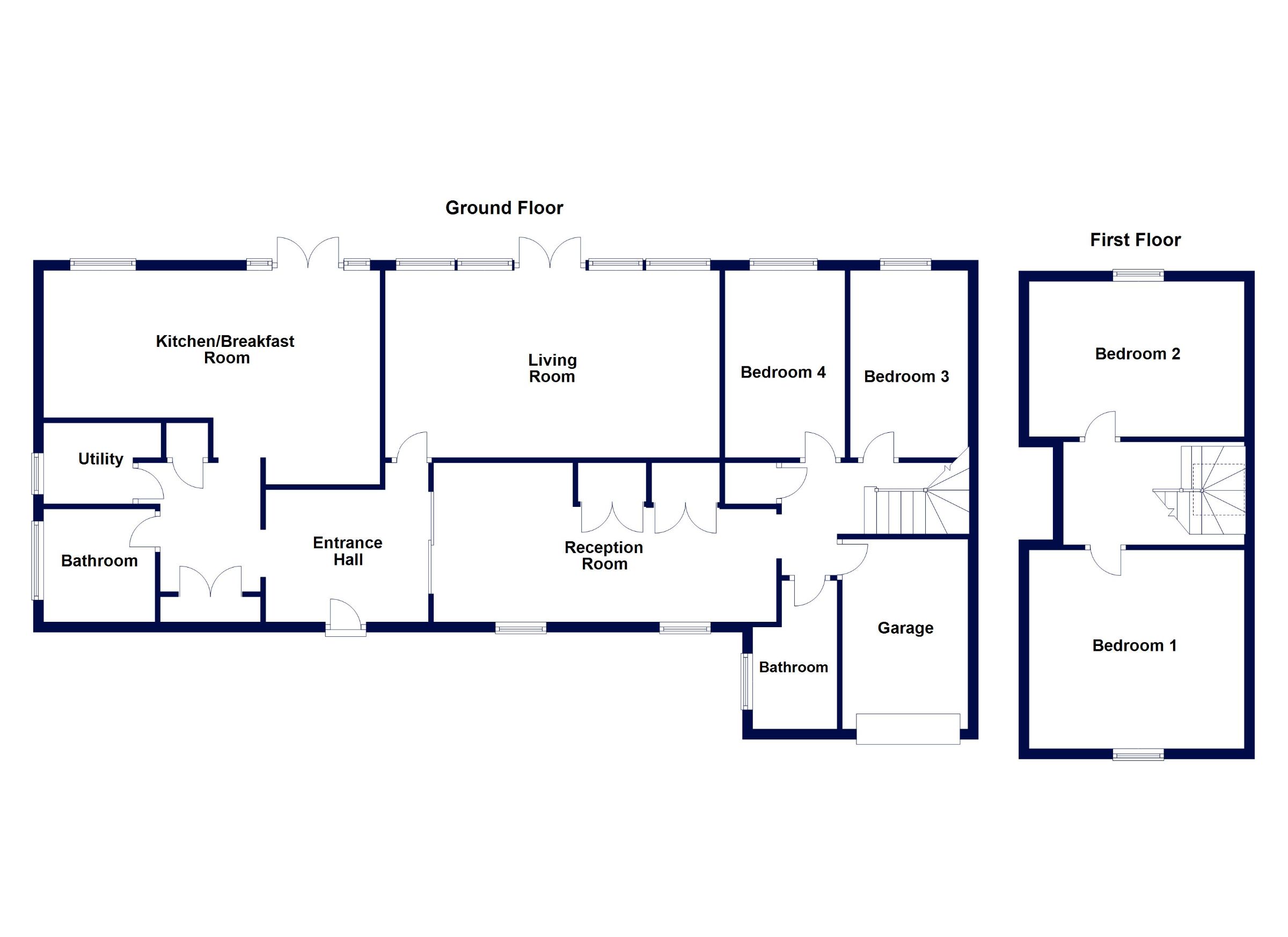 4 bed detached house for sale in Thorpe Road, Peterborough - Property Floorplan