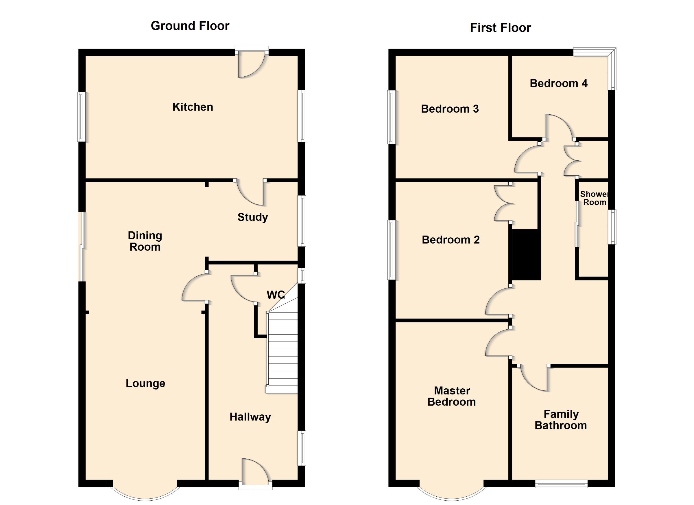 4 bed detached house for sale in Broadway, Peterborough - Property Floorplan