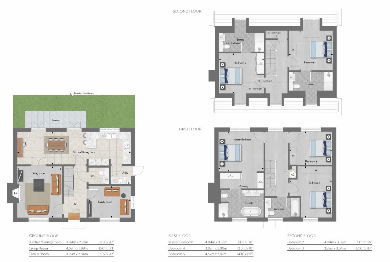 5 bed detached house for sale in Trent Park, Barnet - Property Floorplan