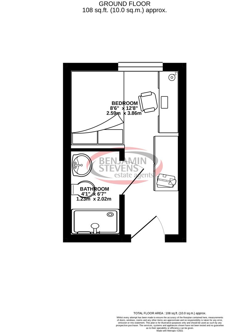 House share for sale in Park Street, Luton - Property Floorplan