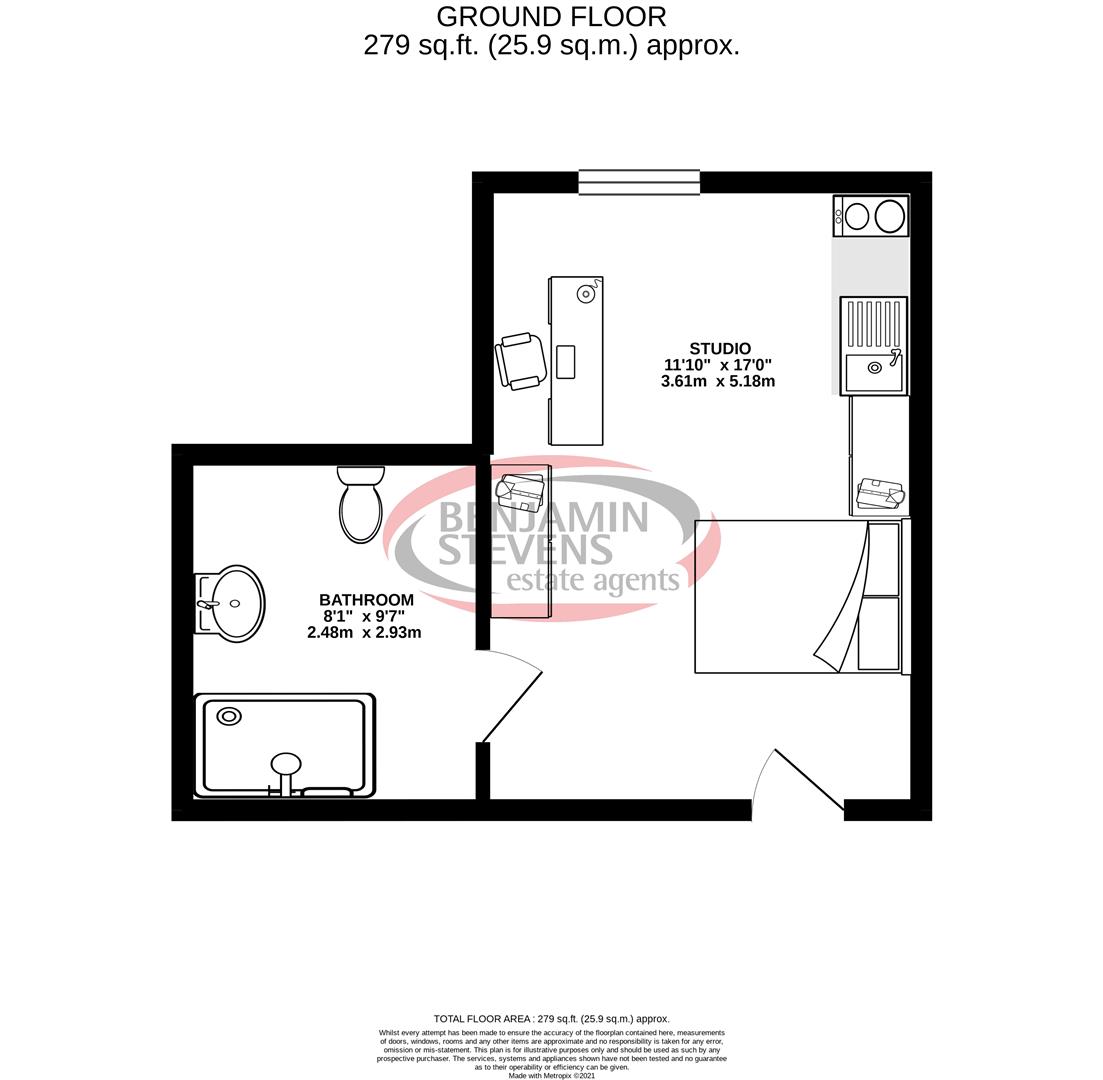 Apartment for sale in Park Street, Luton - Property Floorplan