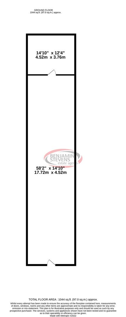 Retail property (high street) for sale in Burnt Oak Broadway, Edgware - Property Floorplan