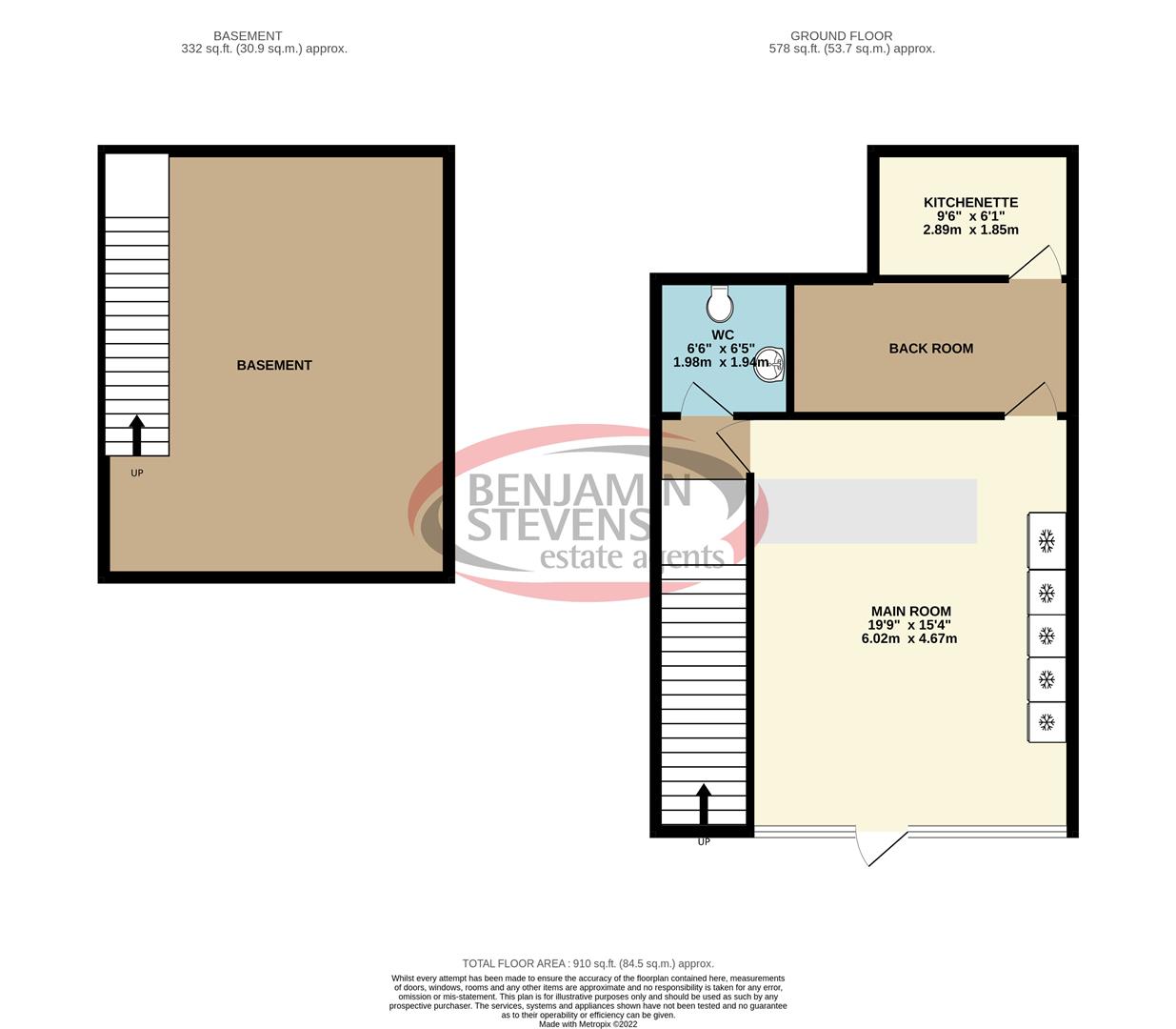 Commercial property to rent in Graham Road, London - Property Floorplan