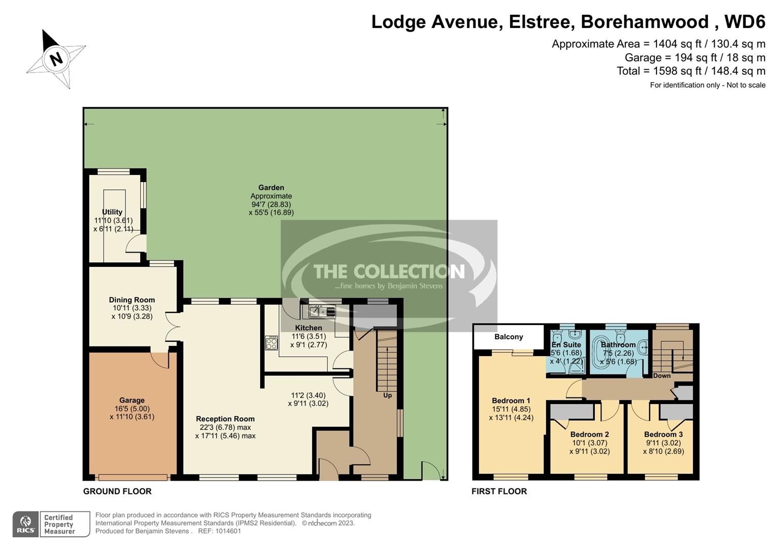 3 bed detached house for sale in Lodge Avenue, Elstree Borehamwood - Property Floorplan