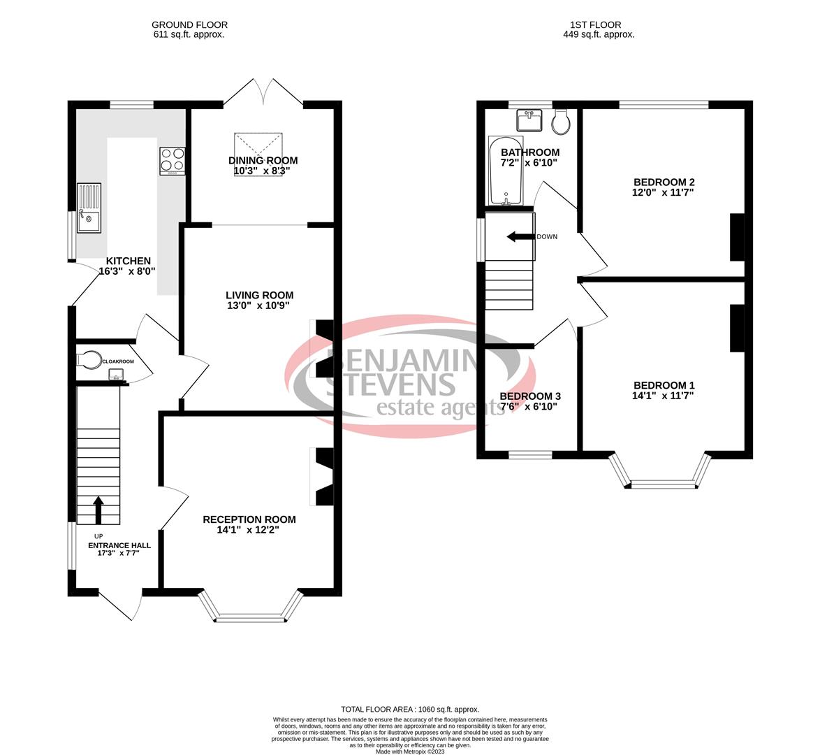 3 bed semi-detached house for sale in Aldenham Road, Bushey - Property Floorplan