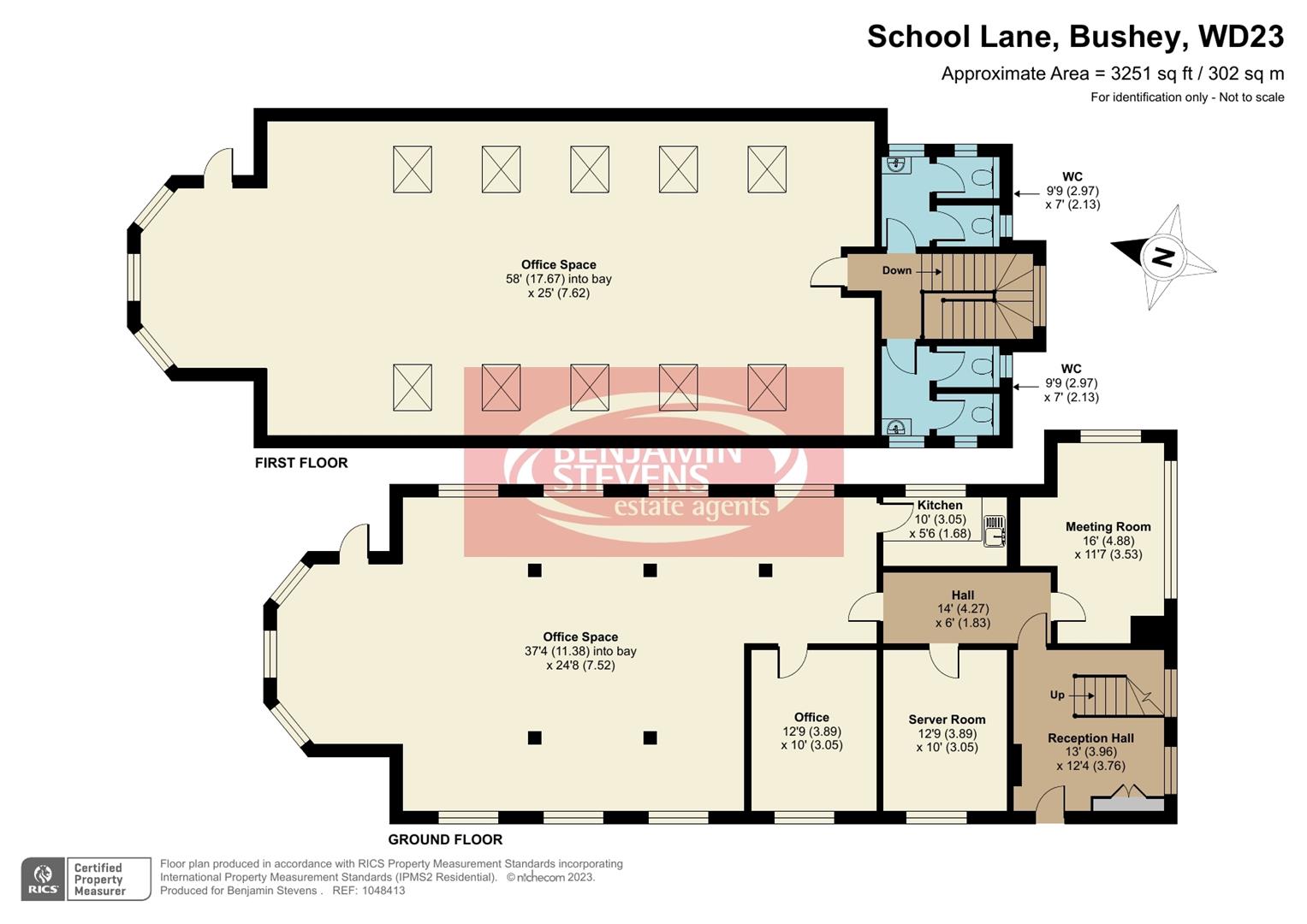 Commercial property for sale in School Lane, Bushey - Property Floorplan