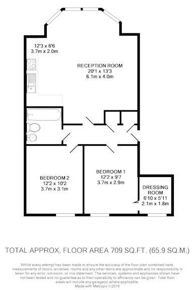 2 bed flat for sale in Lockhart Road, Watford - Property Floorplan