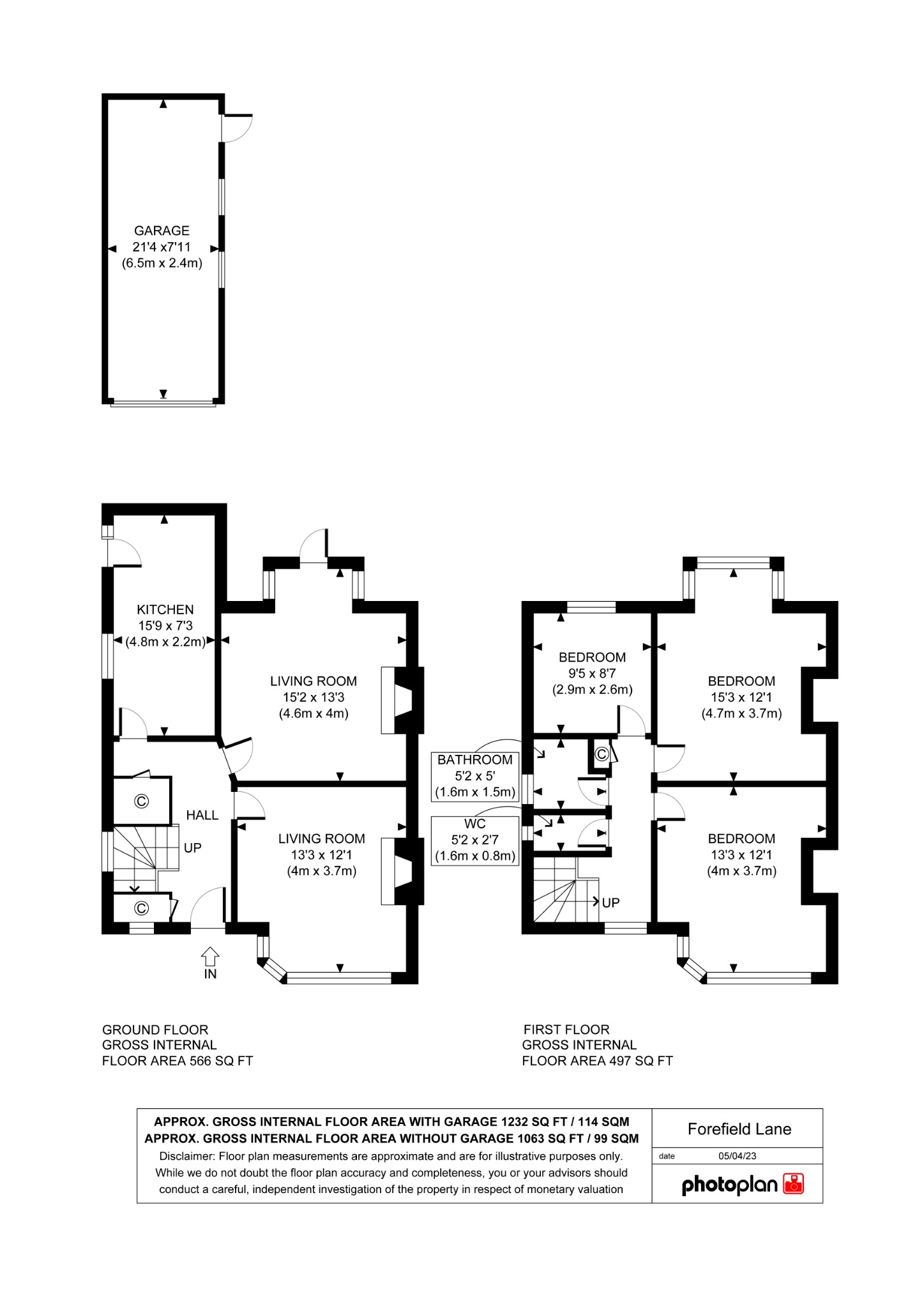 3 bed semi-detached house for sale in Forefield Lane, Liverpool - Property Floorplan