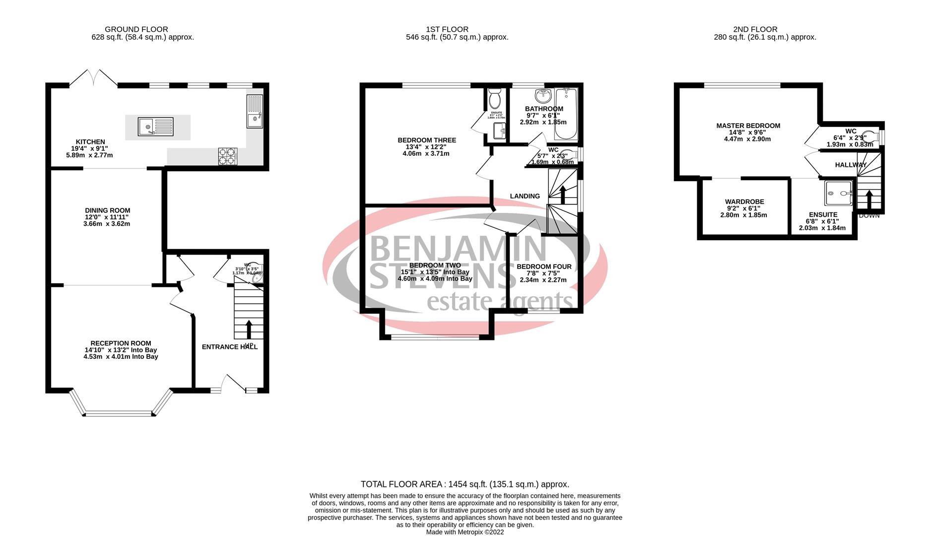 4 bed semi-detached house to rent in St. Margarets Road, Edgware - Property Floorplan