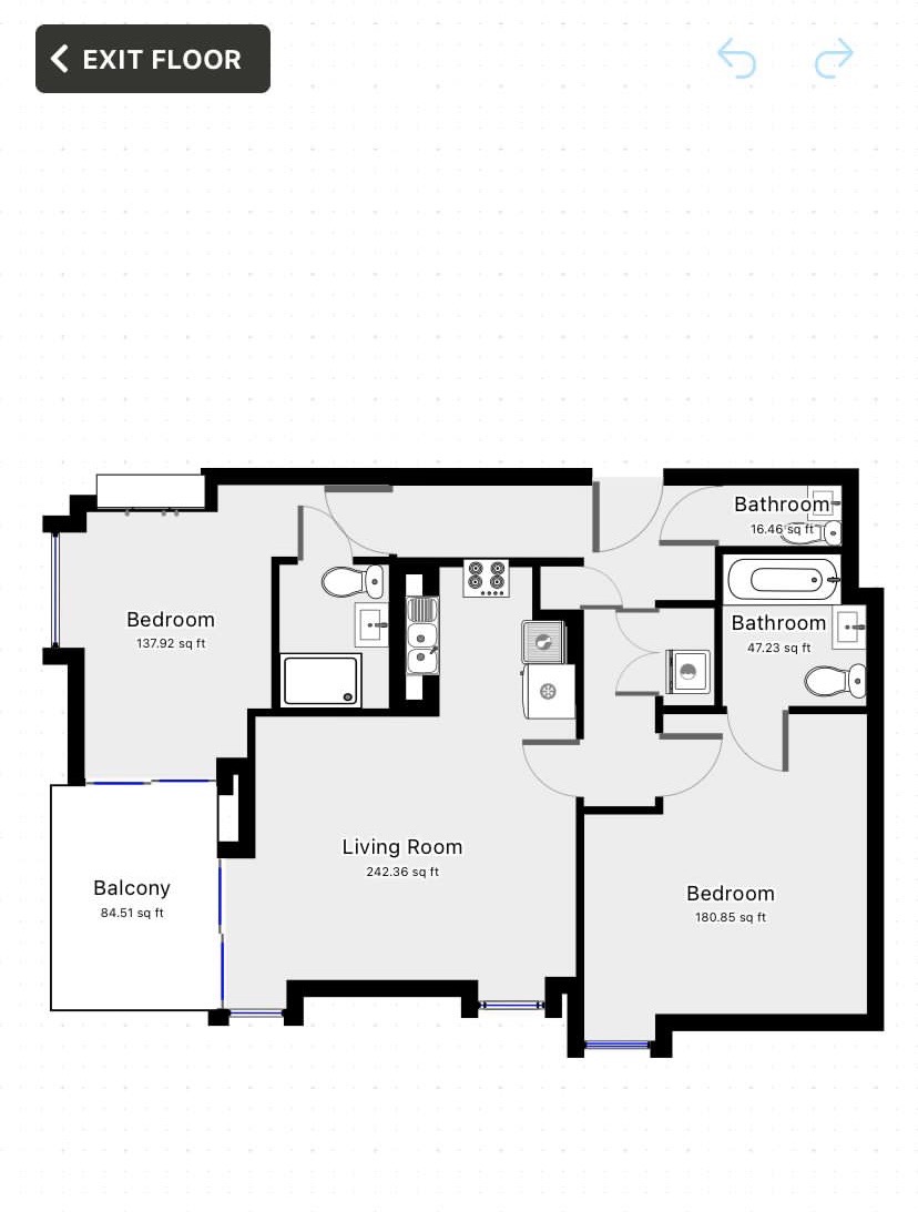 2 bed flat to rent in Coster Avenue, London - Property Floorplan