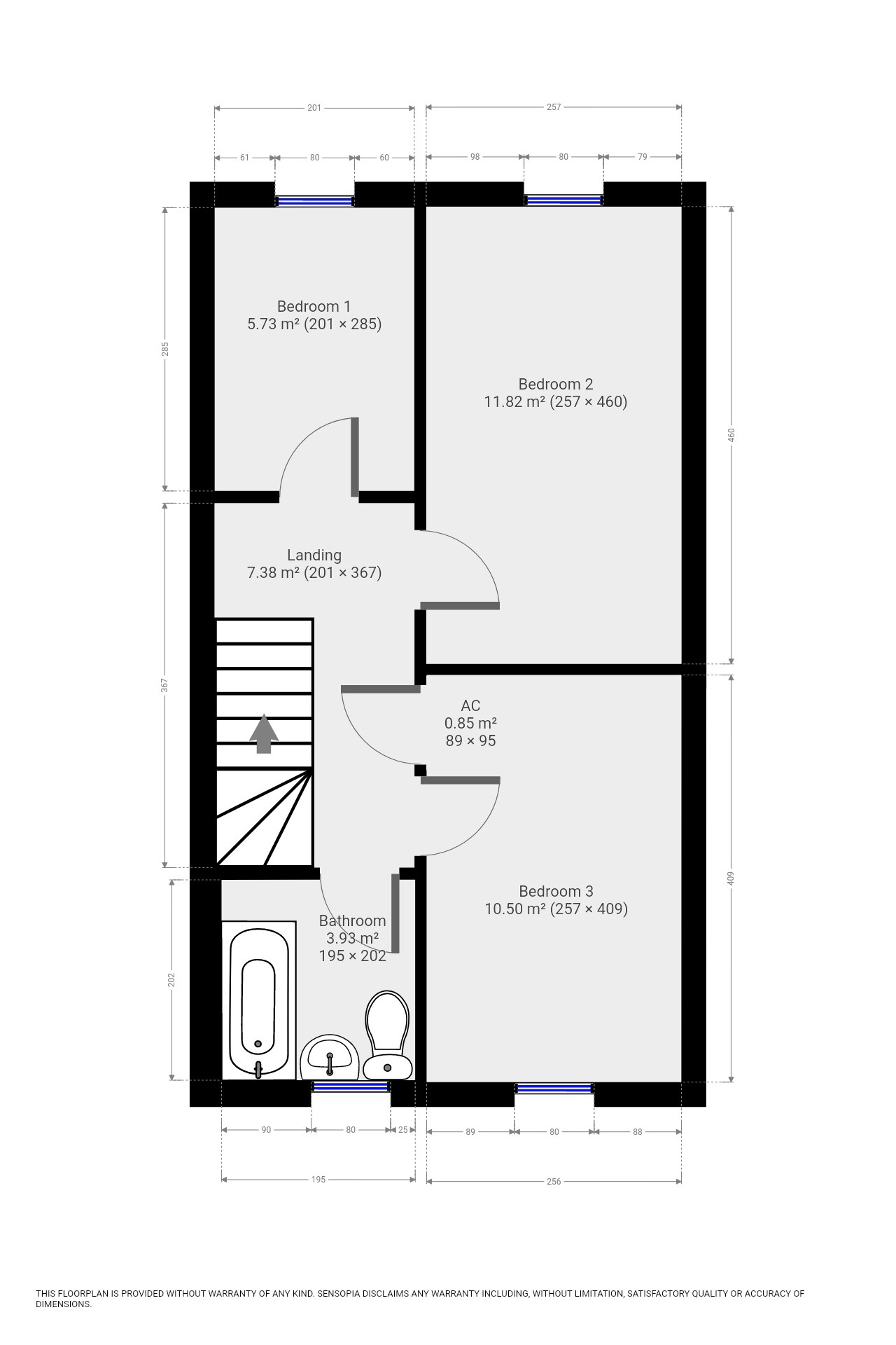4 bed semi-detached house for sale in Presland Drive, Biggleswade - Property Floorplan