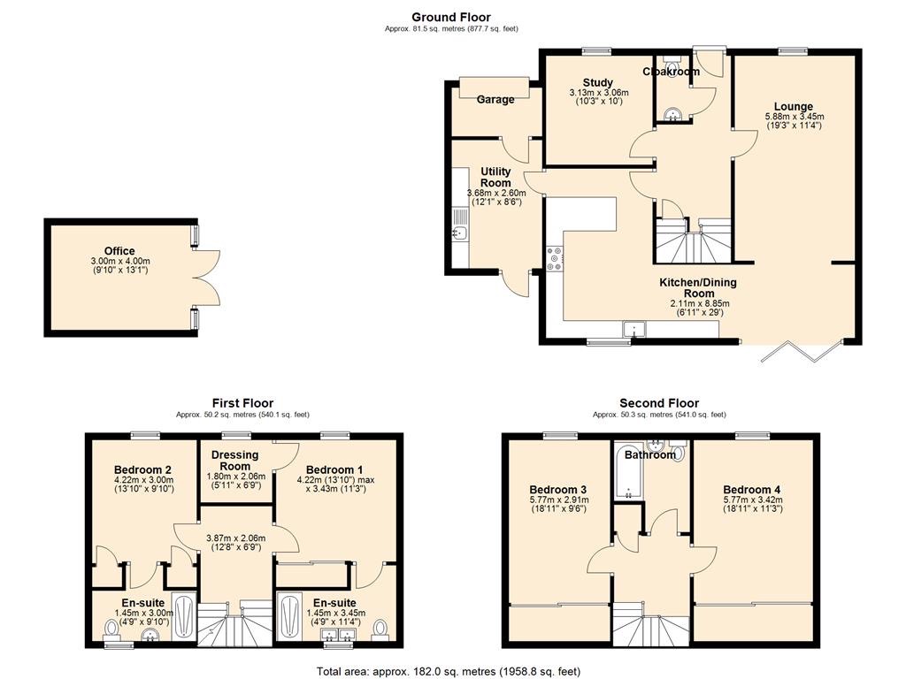4 bed detached house for sale in Stevenage, Stevenage - Property Floorplan