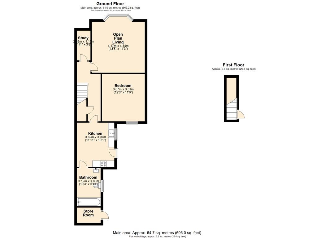 1 bed flat to rent in Newton House, Hitchin - Property Floorplan