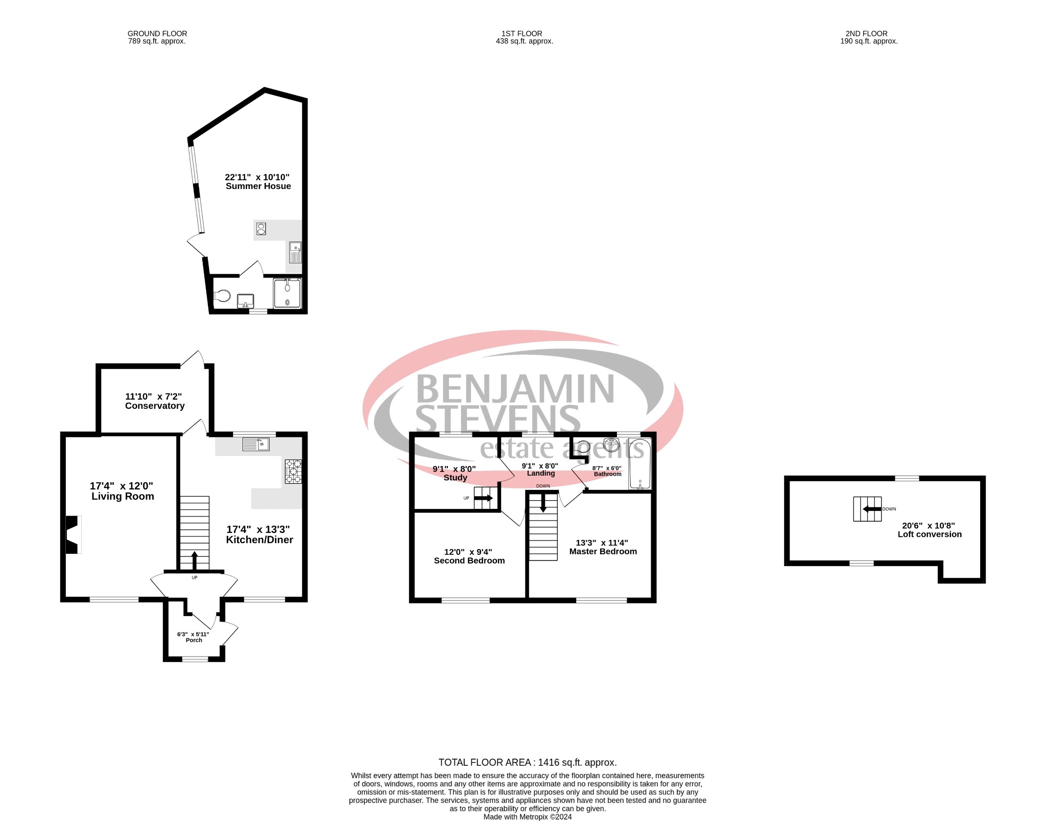 3 bed semi-detached house for sale in Lewis Road, Northampton - Property Floorplan