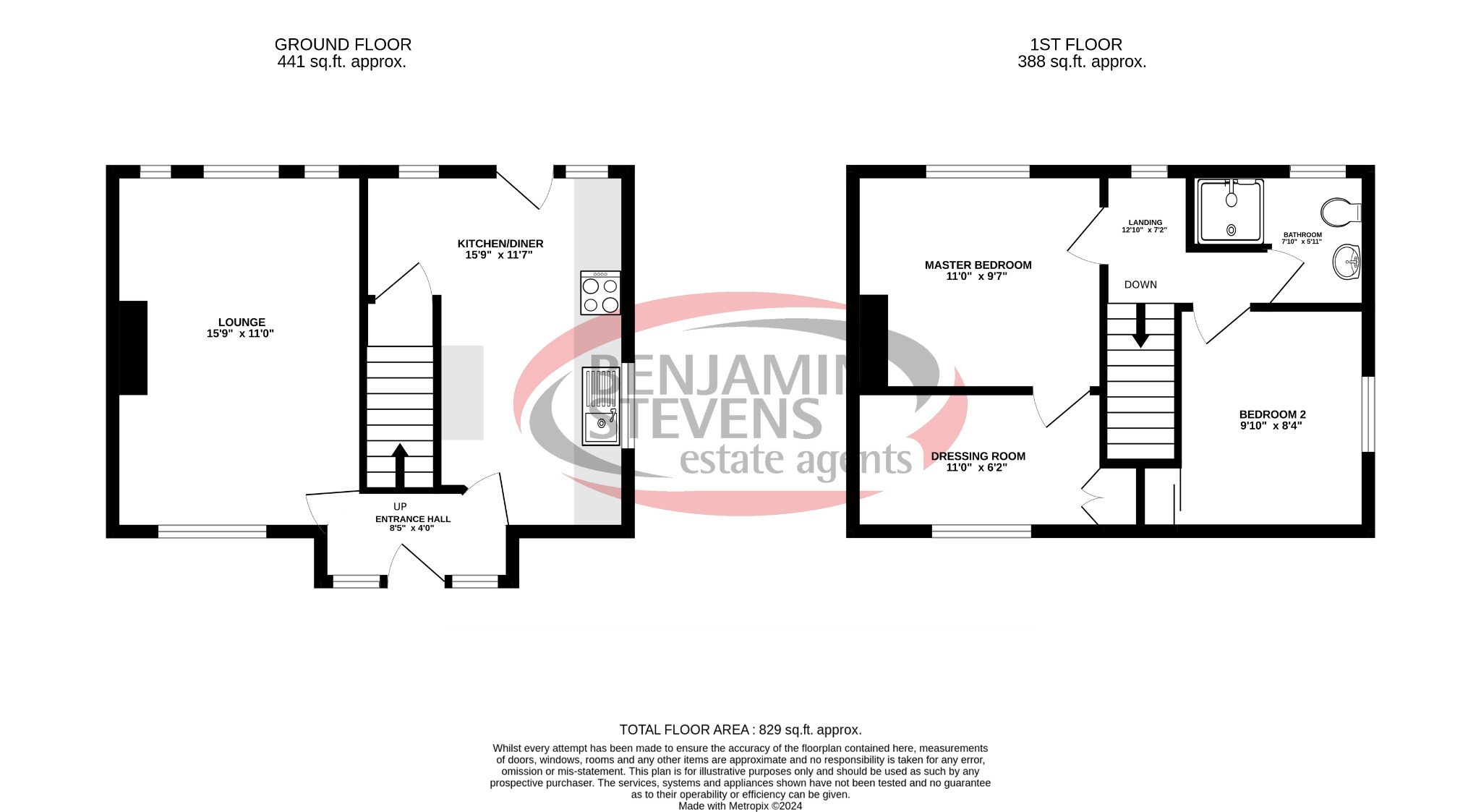 2 bed semi-detached house for sale in Ryland Road, Northampton - Property Floorplan