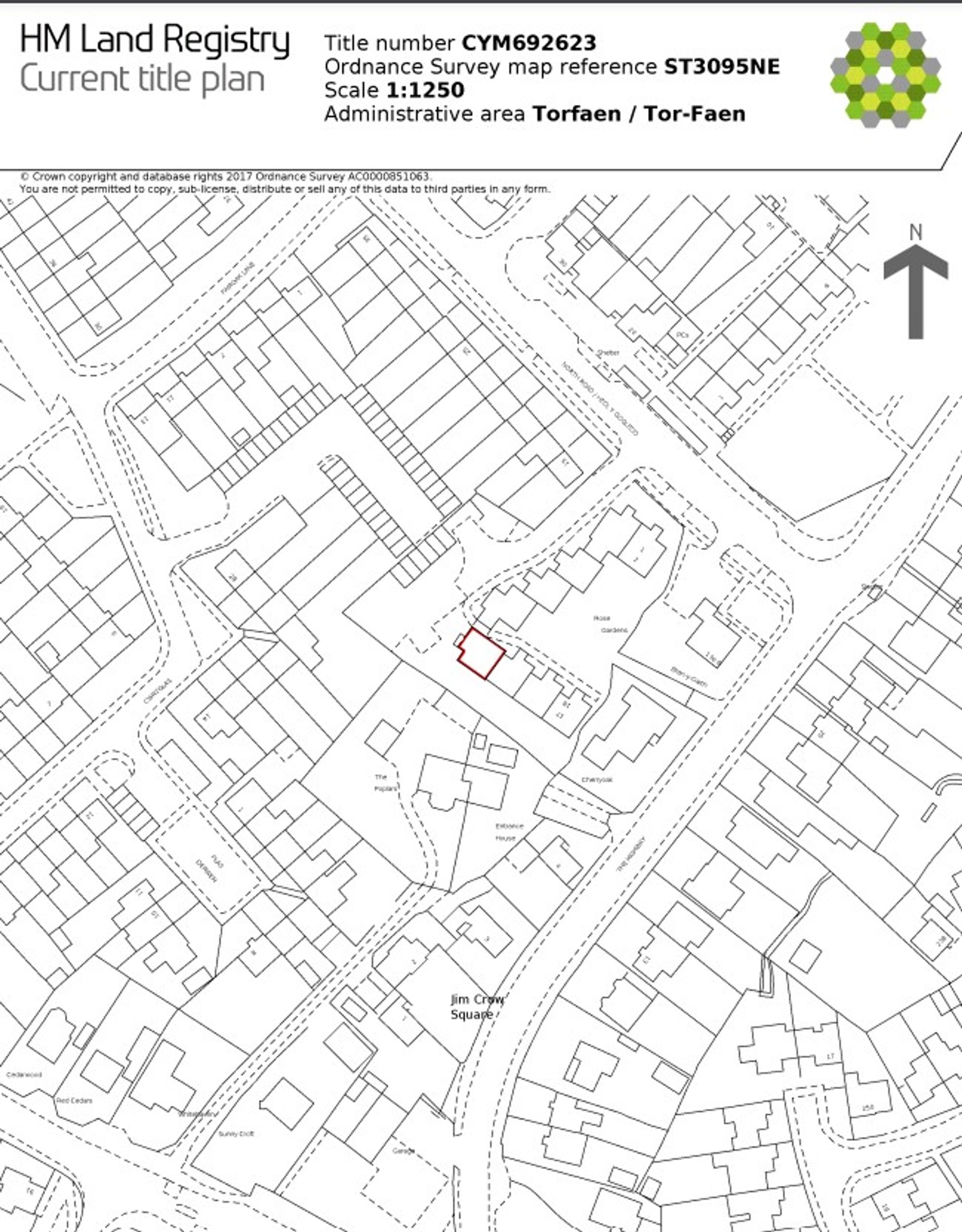 2 bed flat for sale in Rose Gardens, Cwmbran - Property Floorplan