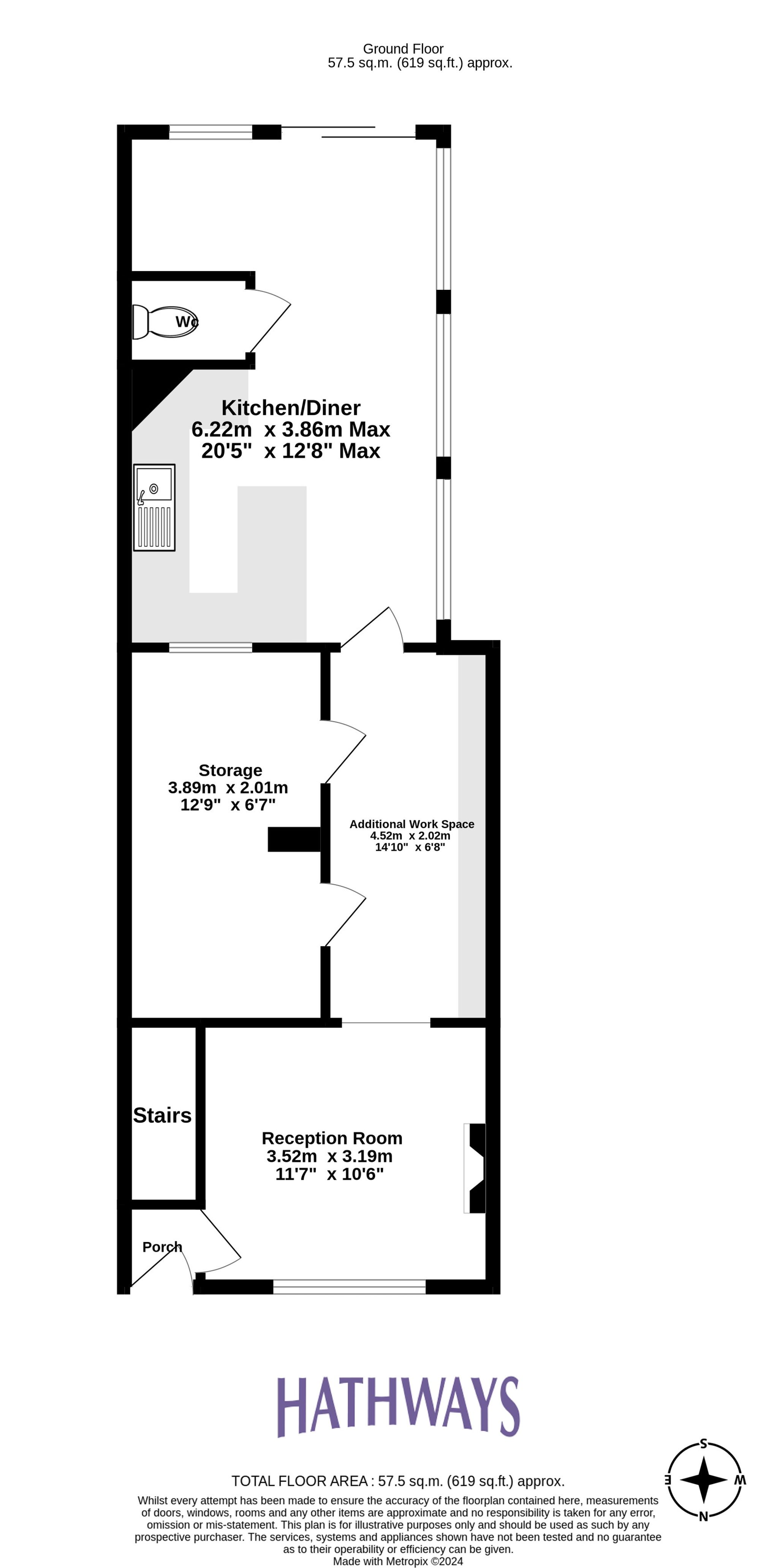 Commercial property for sale in Commercial Street, Cwmbran - Property Floorplan