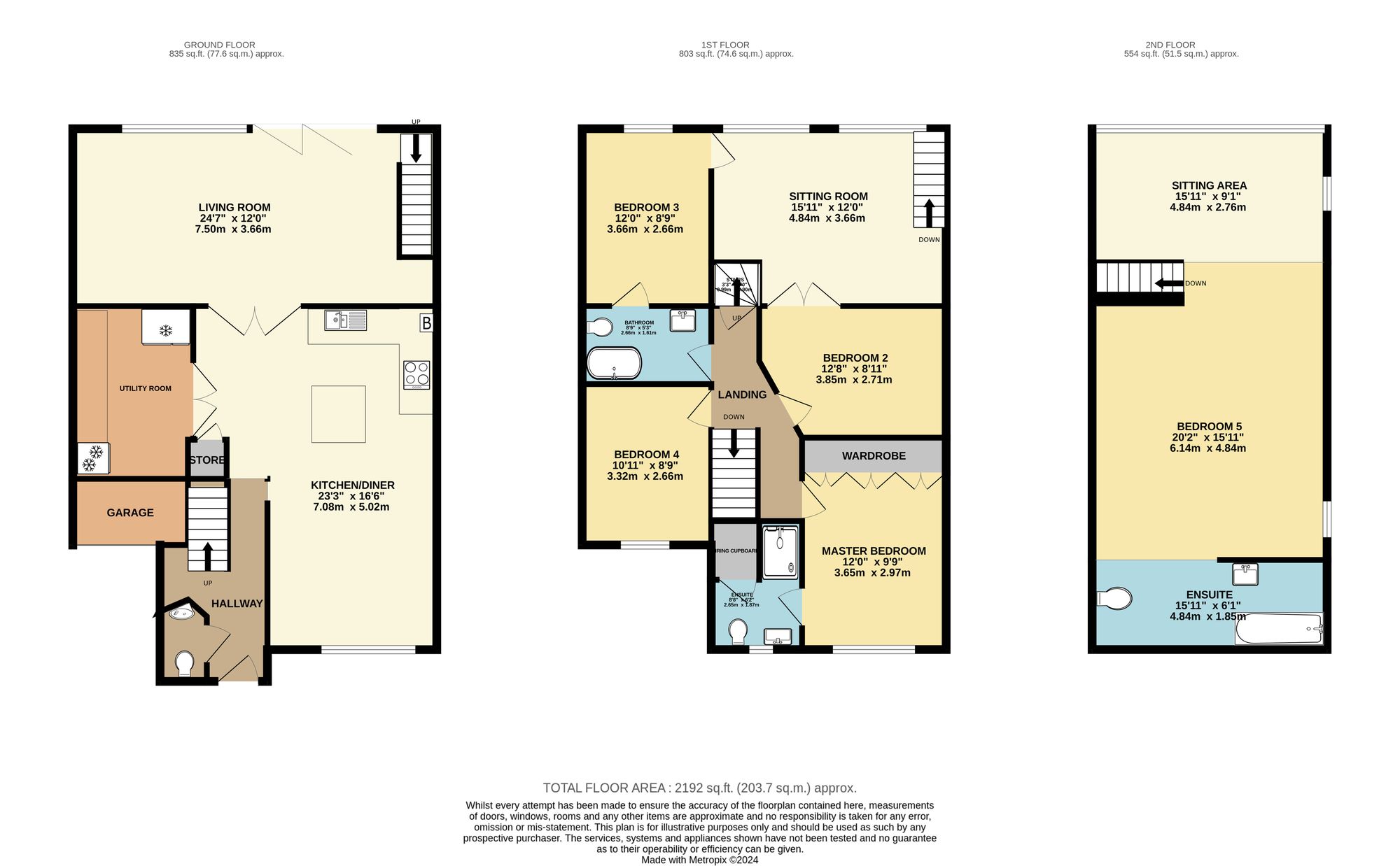 5 bed detached house for sale in Windsor Drive, Pontyclun - Property Floorplan