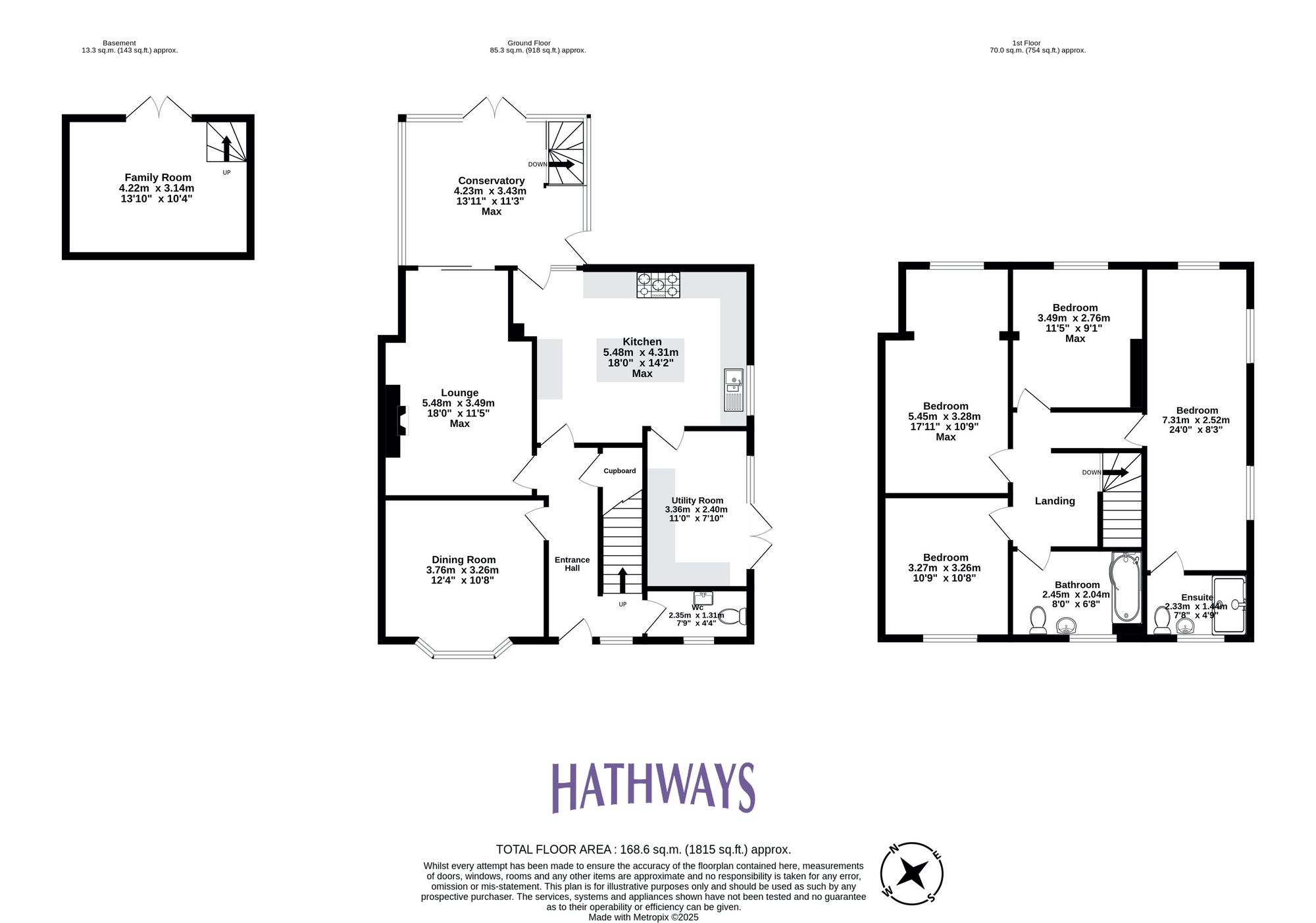 4 bed detached house for sale in St. Matthews Road, Pontypool - Property Floorplan