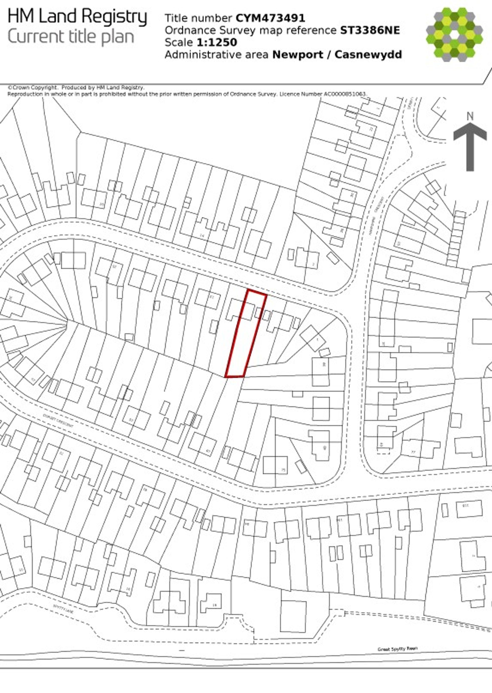 3 bed semi-detached house for sale in Dorset Crescent, Newport - Property Floorplan