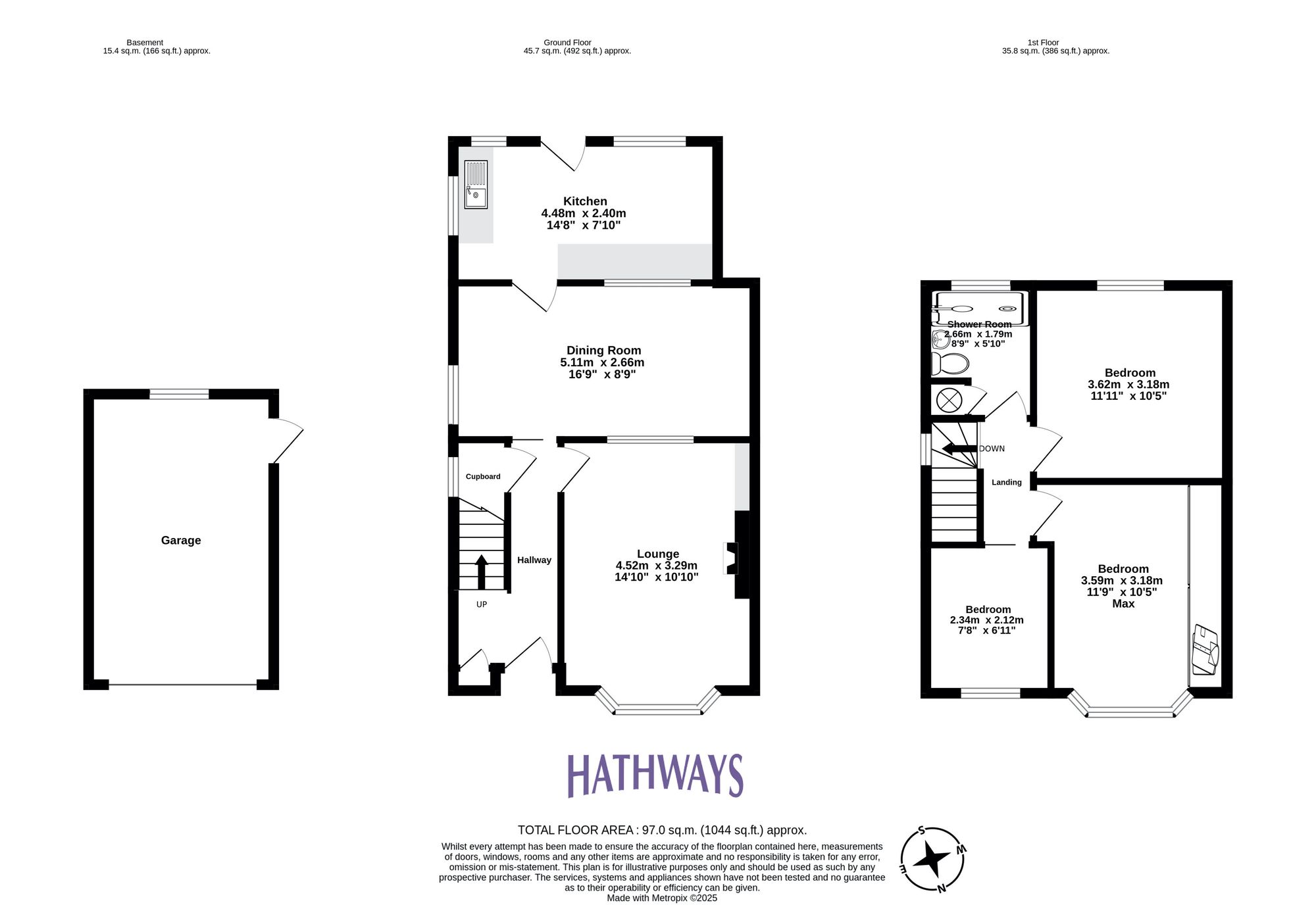 3 bed semi-detached house for sale in Dorset Crescent, Newport - Property Floorplan