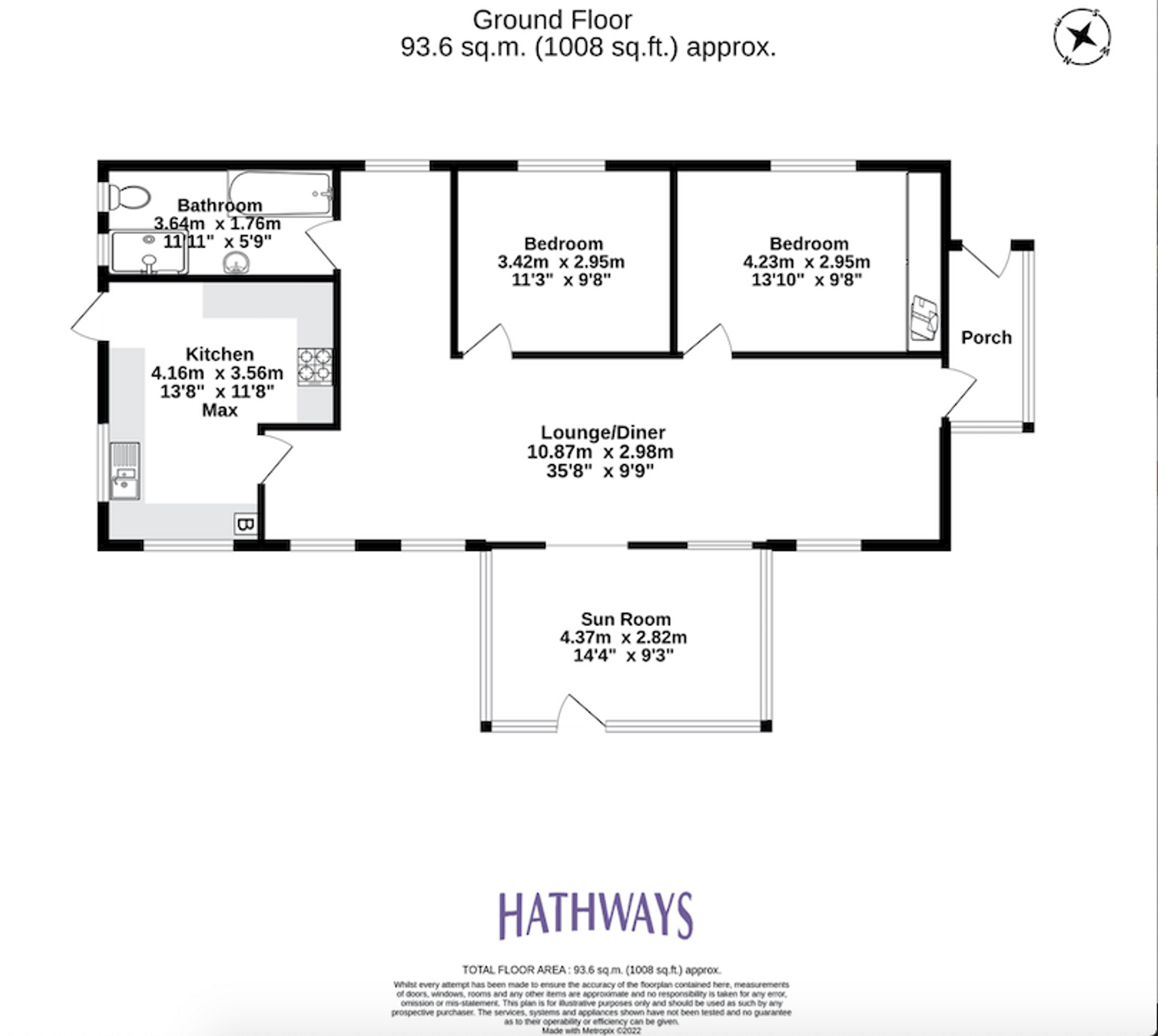 2 bed bungalow for sale in Bulmore Road, Newport - Property Floorplan