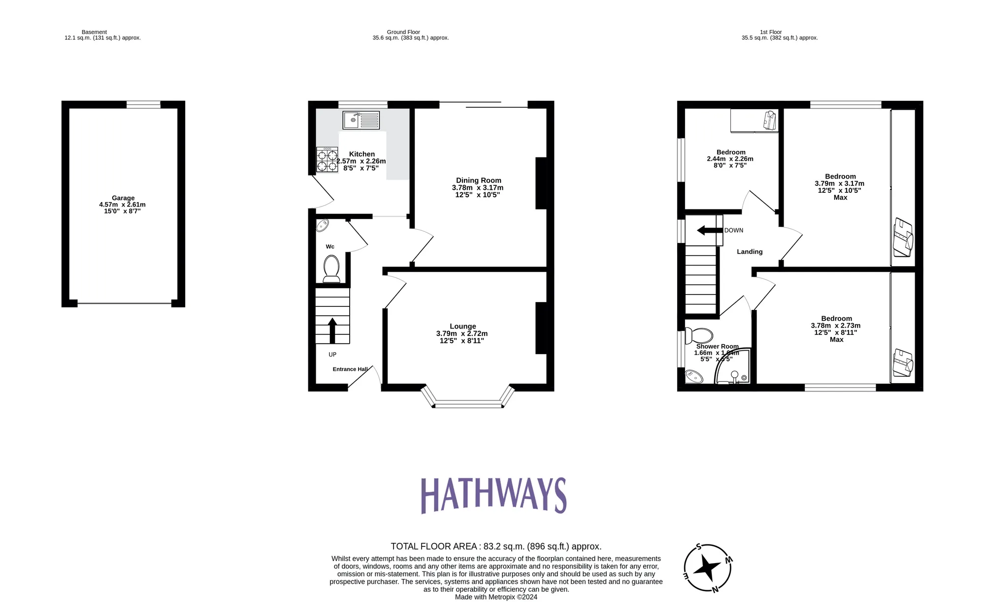 3 bed semi-detached house for sale in Ty Mynydd, Cwmbran - Property Floorplan