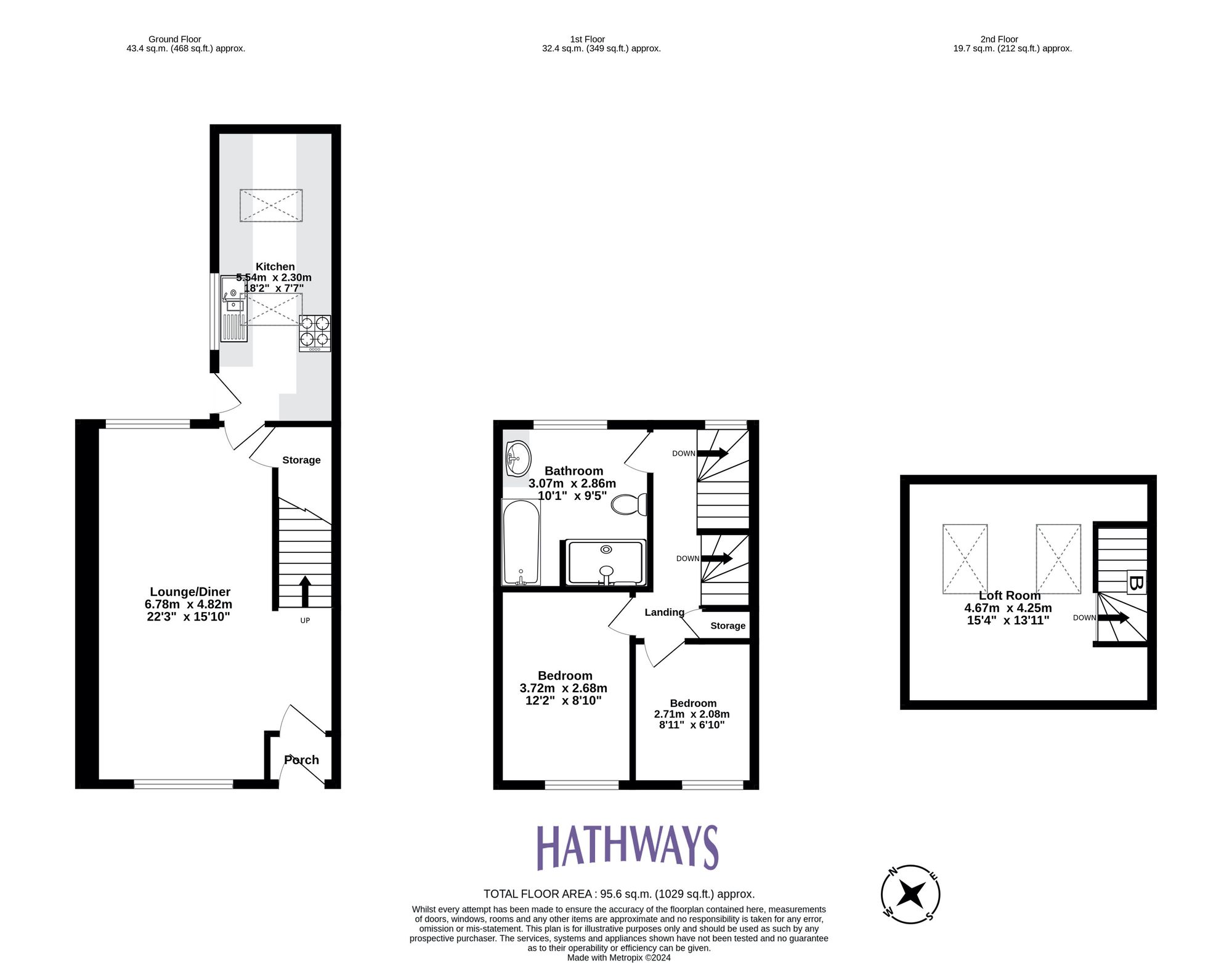 2 bed house for sale in Cwmavon Road, Pontypool - Property Floorplan