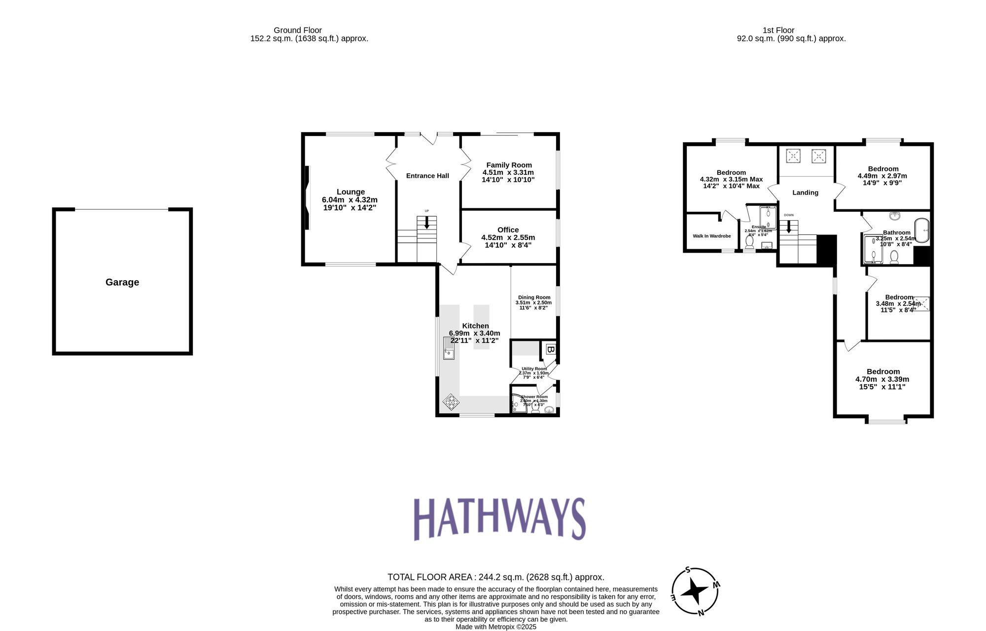 4 bed detached house for sale in Maindee Terrace, Cwmbran - Property Floorplan