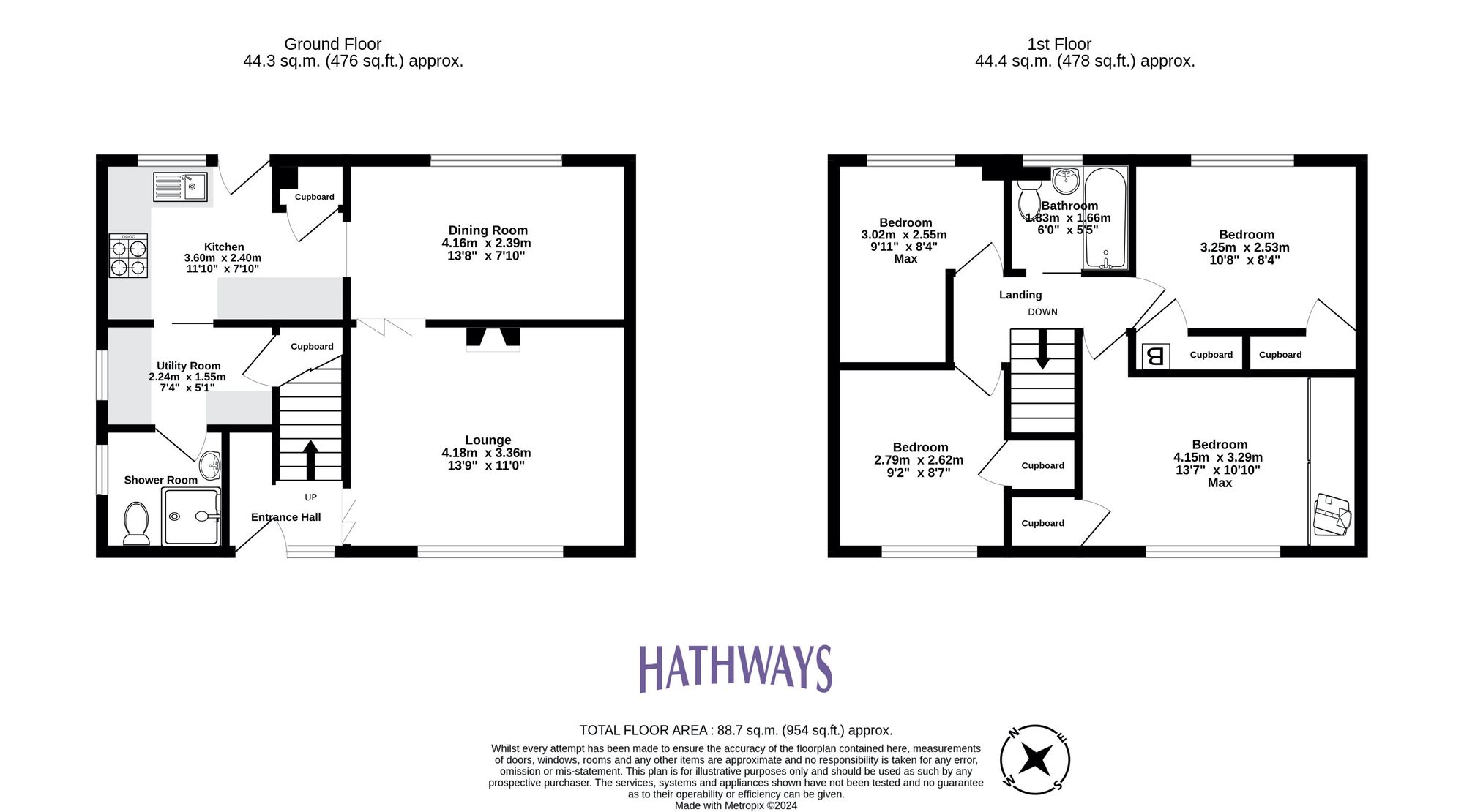 4 bed semi-detached house for sale in Tintern Close, Cwmbran - Property Floorplan