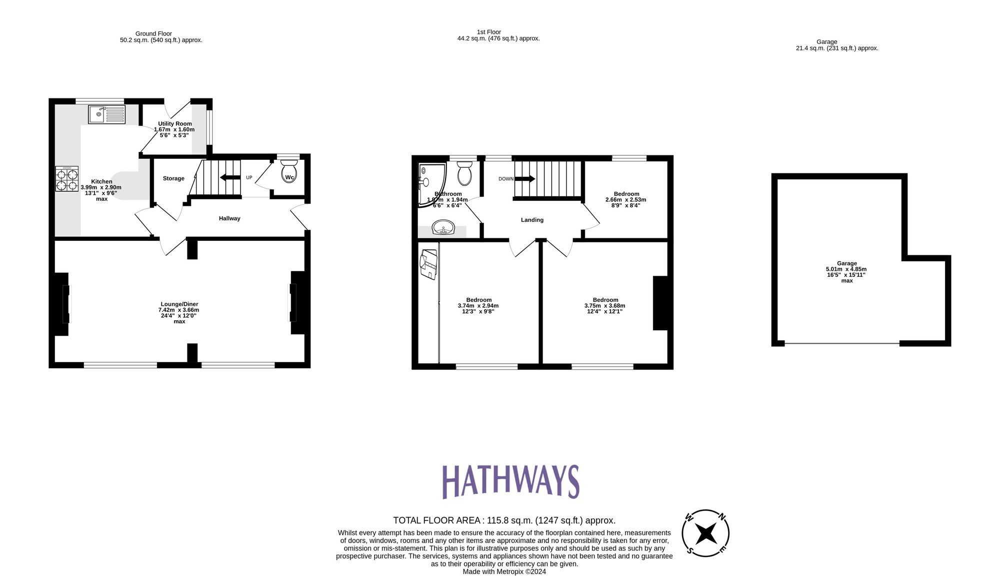 3 bed semi-detached house for sale in Sunnybank Road, Pontypool - Property Floorplan