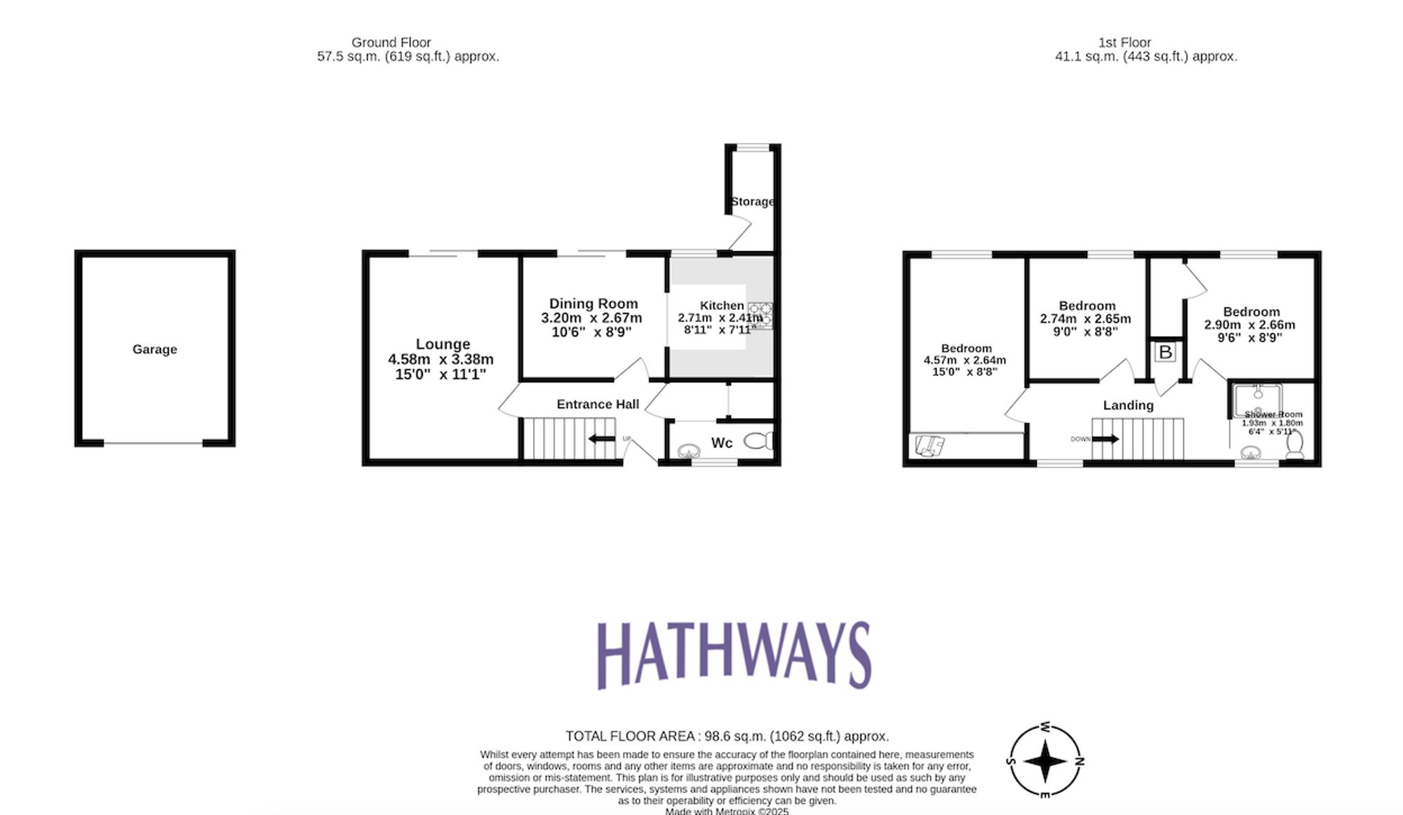3 bed detached house for sale in Willins, Cwmbran - Property Floorplan