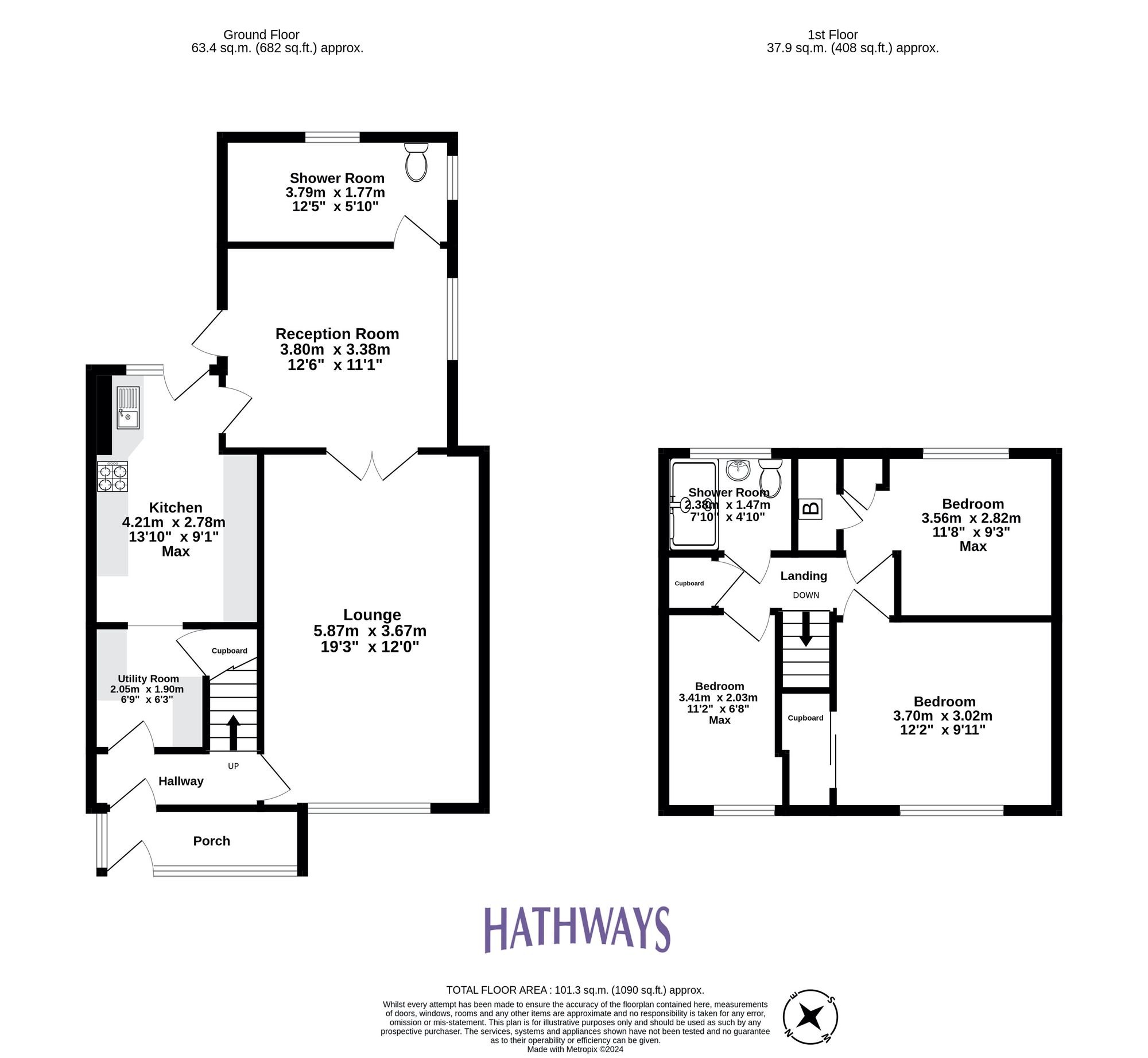 3 bed house for sale in Henllys Way, Cwmbran - Property Floorplan