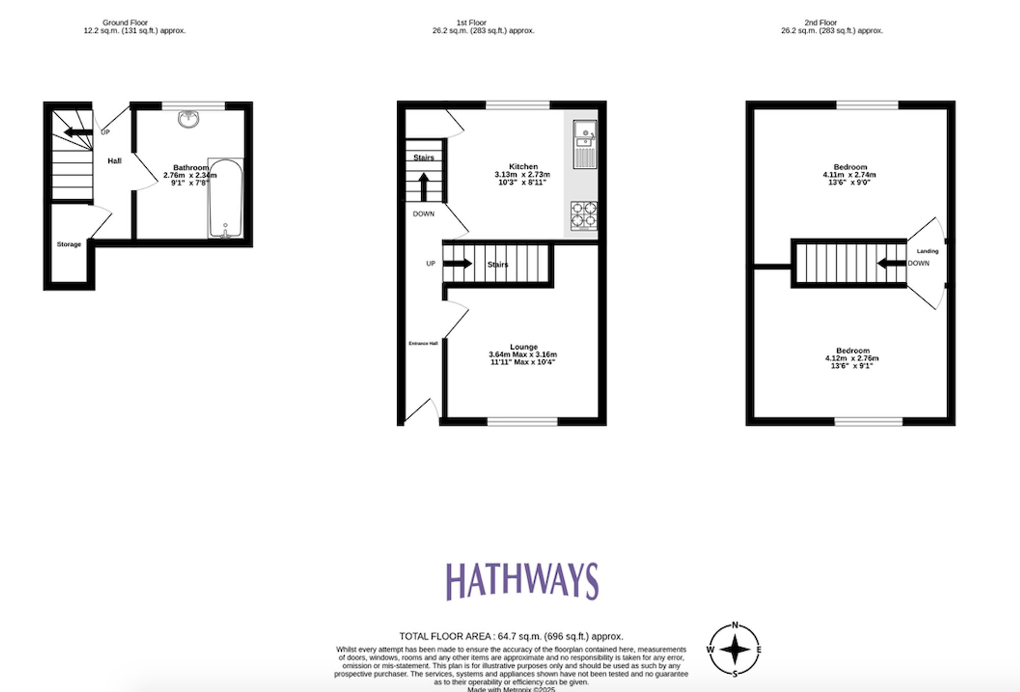 2 bed mid-terraced house for sale in St. Mary Street, Newport - Property Floorplan