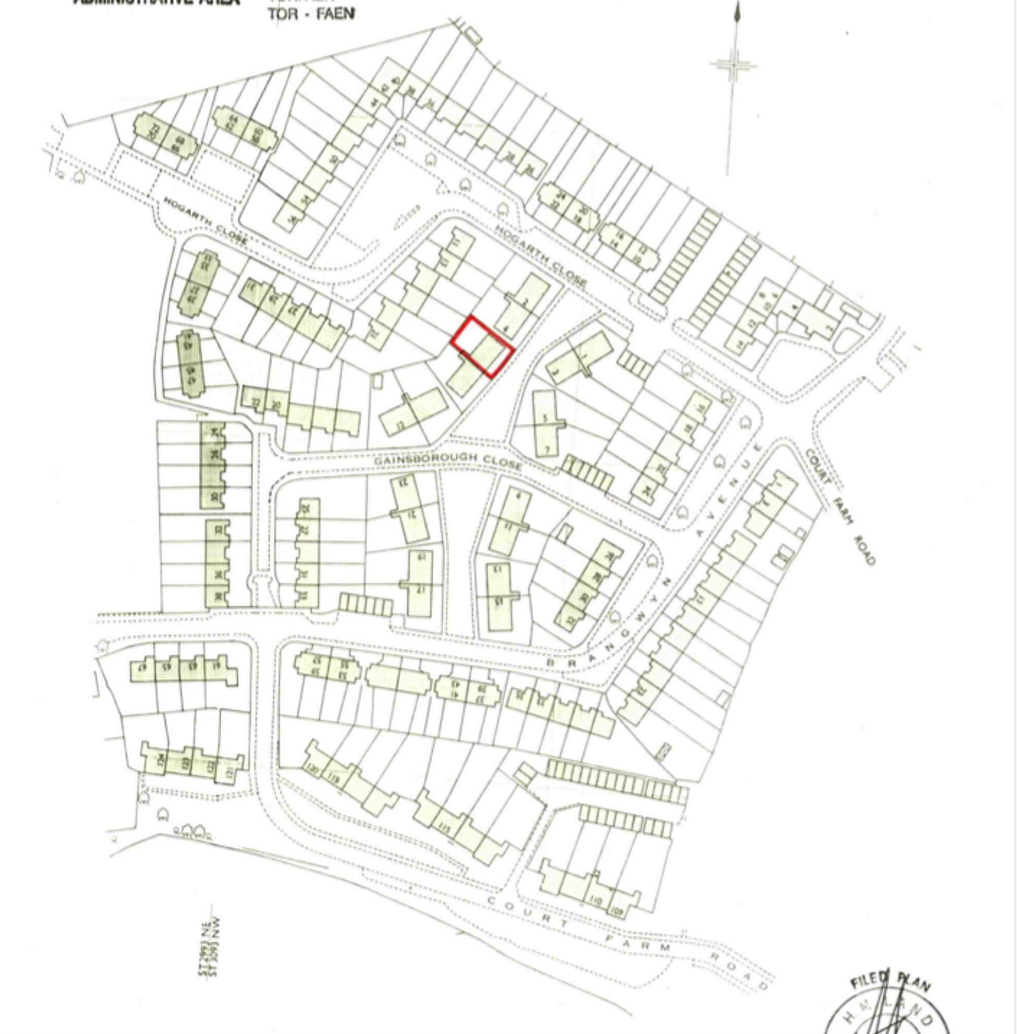 2 bed semi-detached bungalow for sale in Gainsborough Close, Cwmbran - Property Floorplan