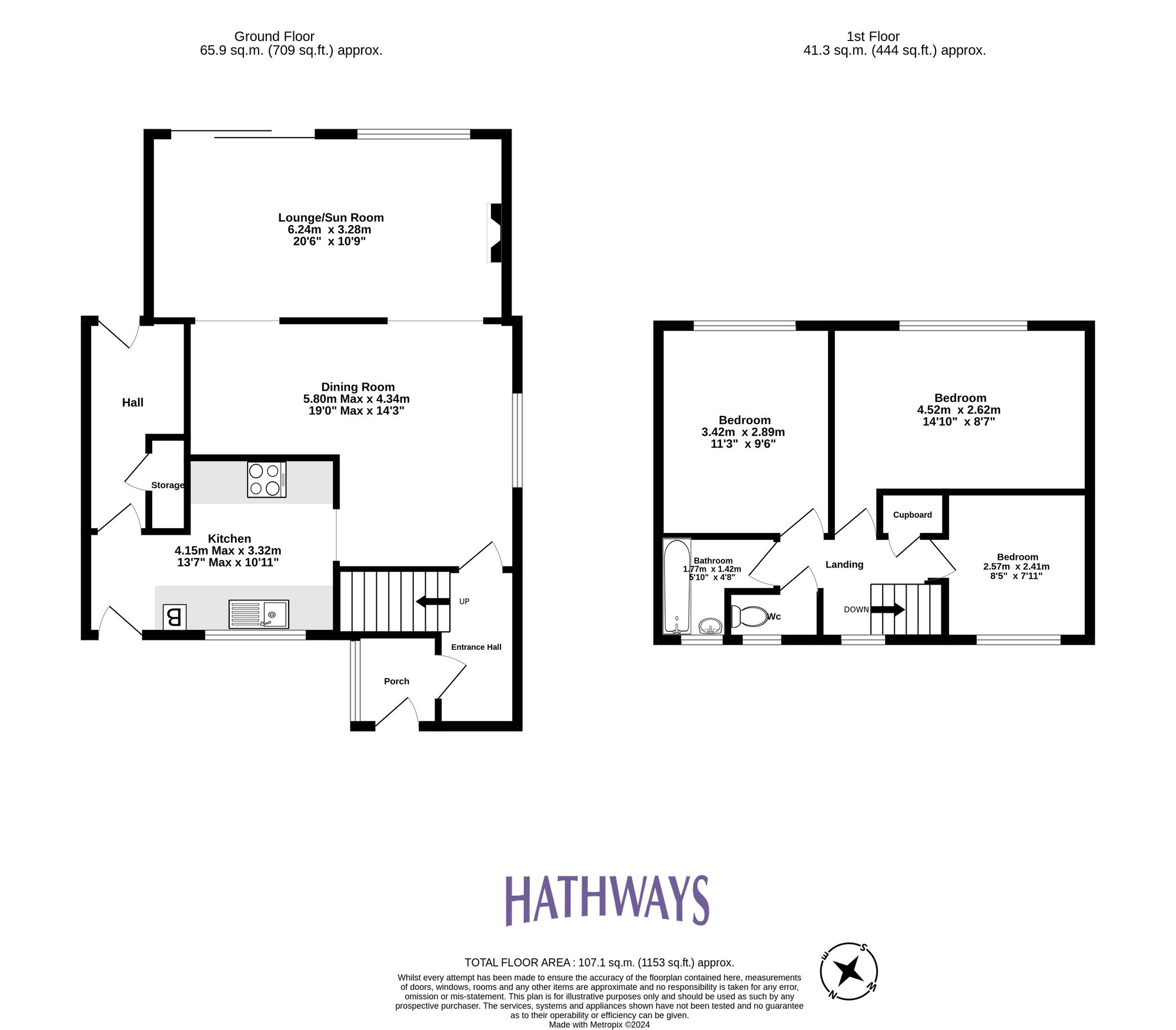 3 bed end of terrace house for sale in The Oaks, Cwmbran - Property Floorplan