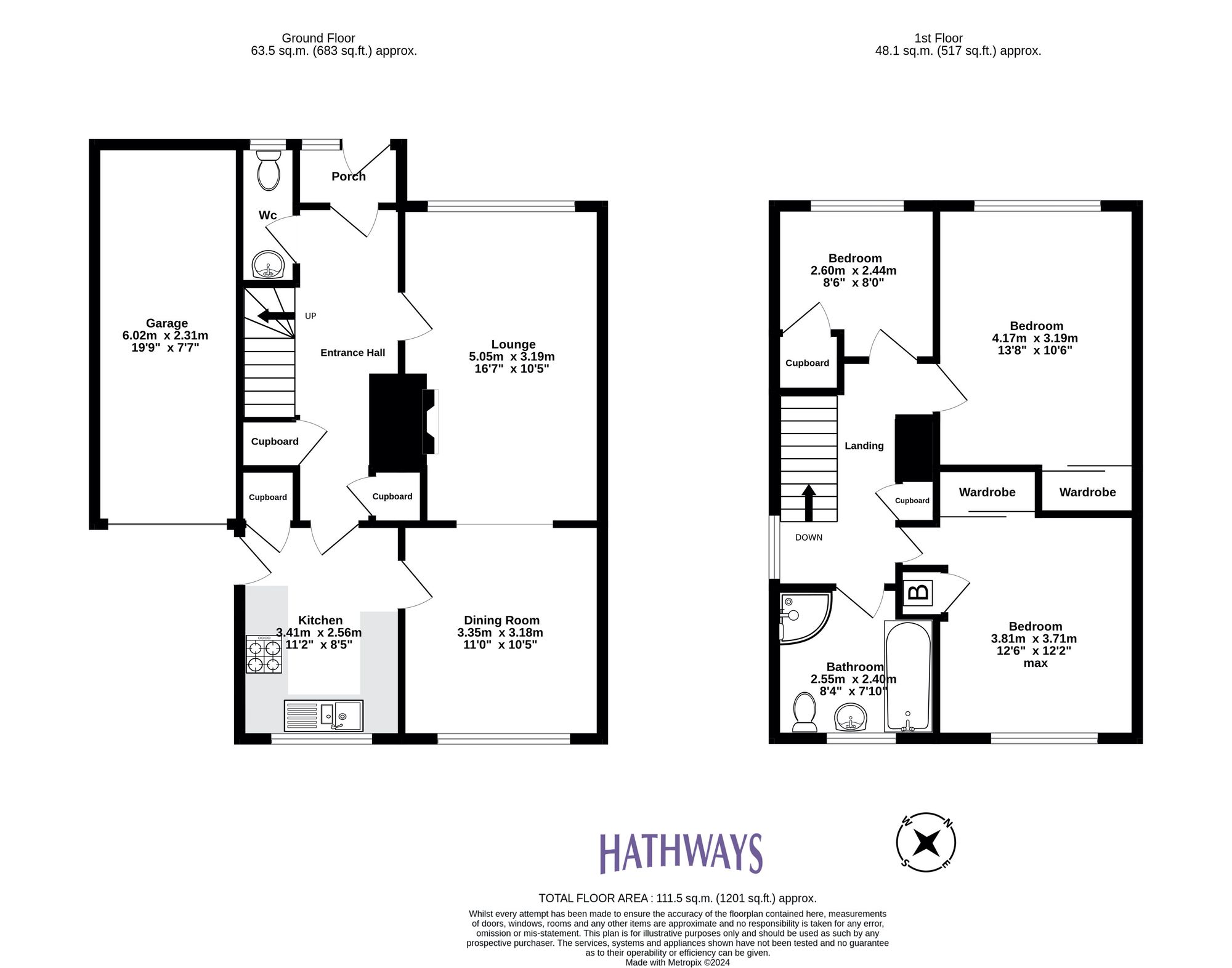 3 bed semi-detached house for sale in Llanthewy Close, Cwmbran - Property Floorplan