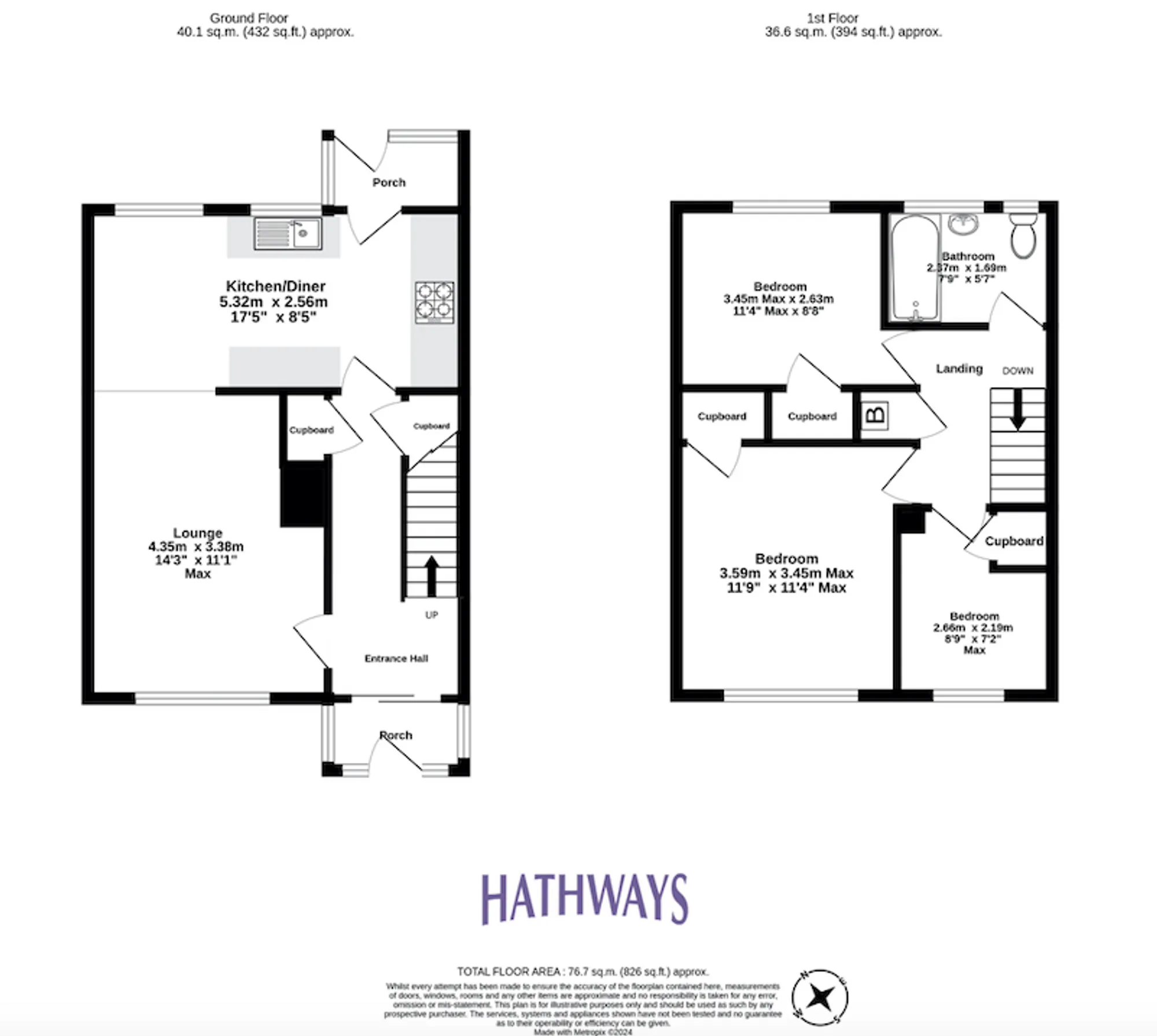 3 bed terraced house for sale in Dinas Path, Cwmbran - Property Floorplan