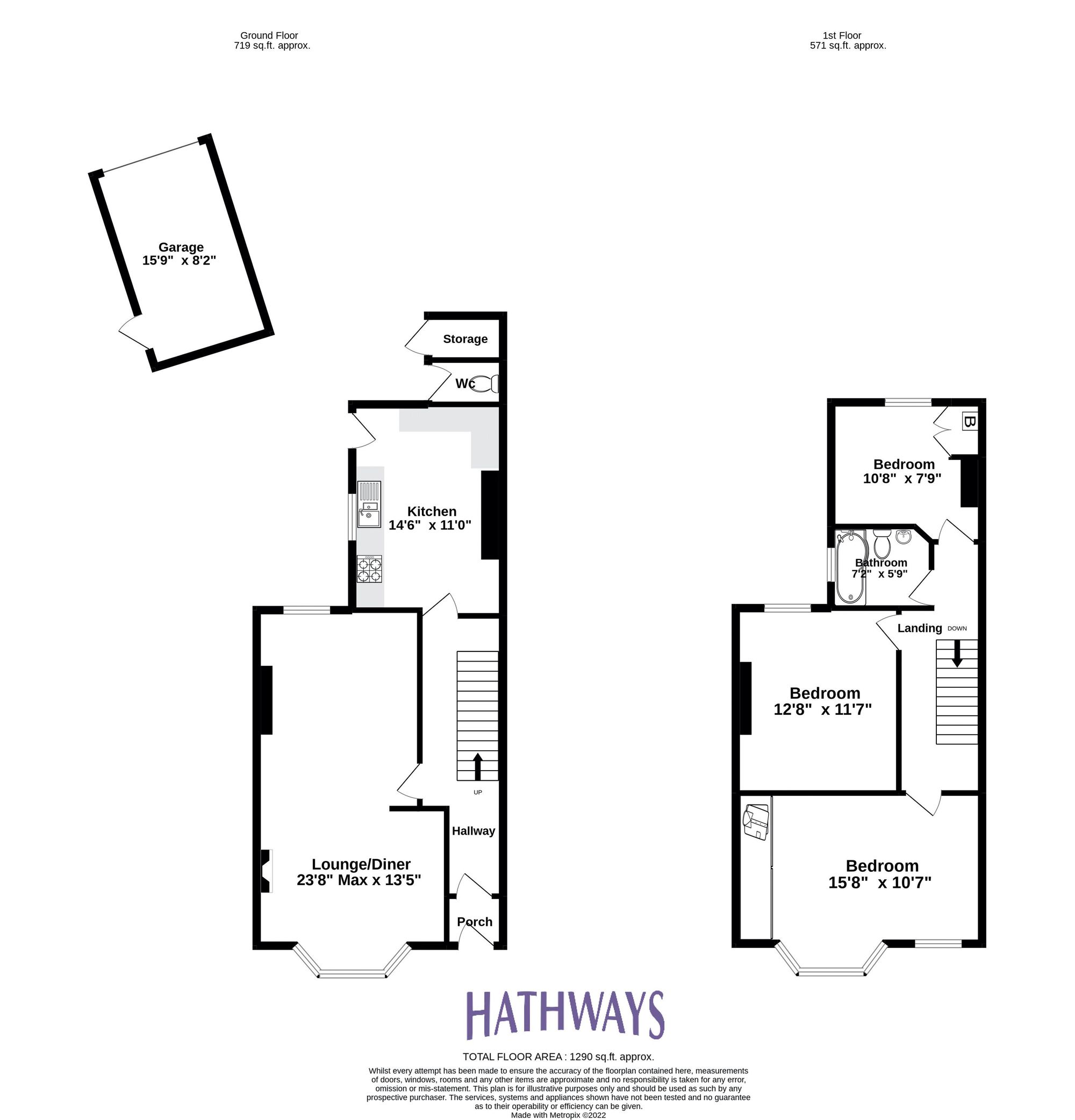 3 bed end of terrace house for sale in Victoria Road, Pontypool - Property Floorplan