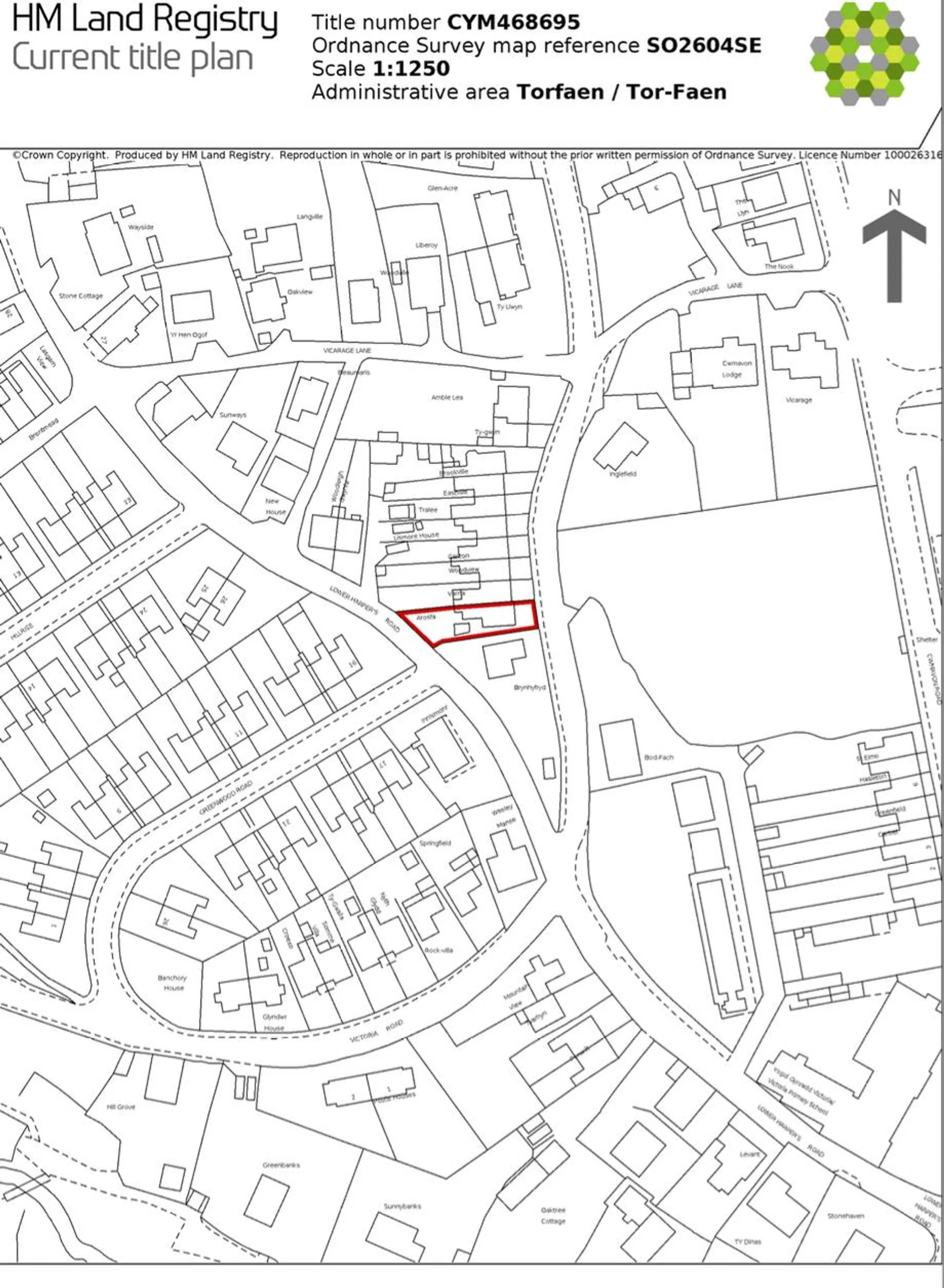 3 bed end of terrace house for sale in Victoria Road, Pontypool - Property Floorplan