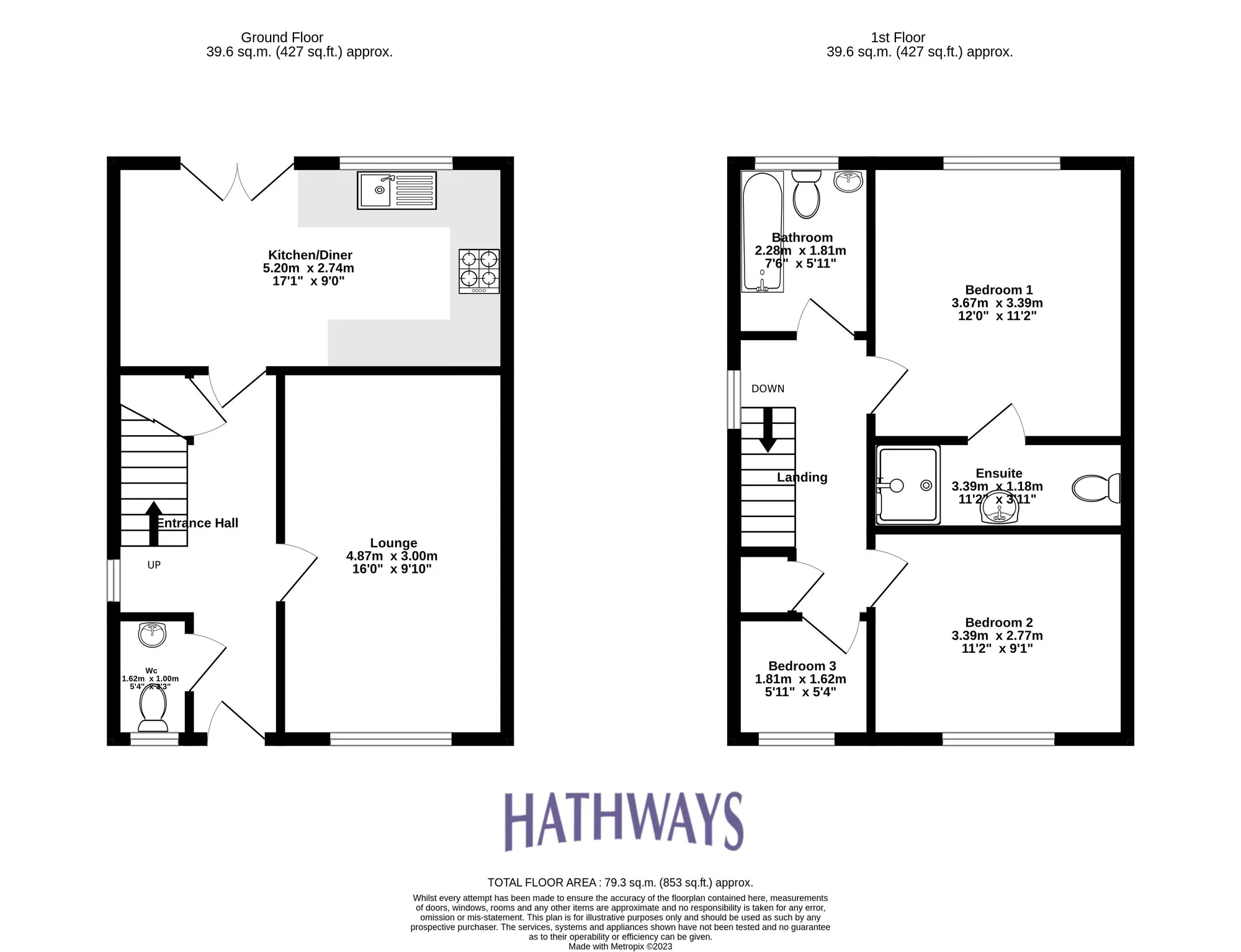 3 bed detached house for sale in Oakfield Grange, Cwmbran - Property Floorplan