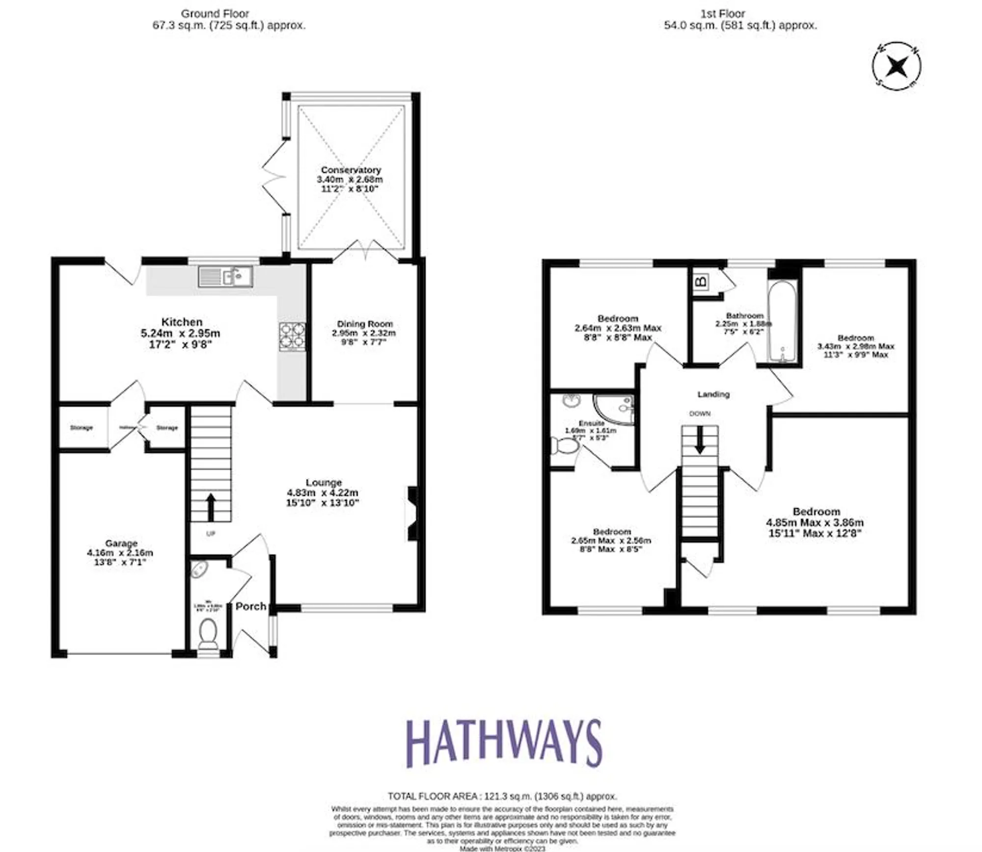 4 bed detached house for sale in Oaklands View, Cwmbran - Property Floorplan