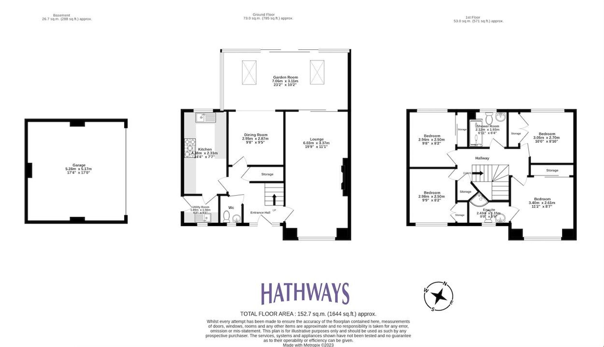 4 bed detached house for sale in Stockwood View, Newport - Property Floorplan