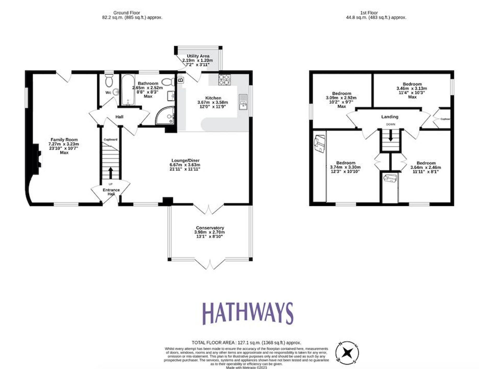 4 bed detached house for sale in Cross Street, Pontypool - Property Floorplan