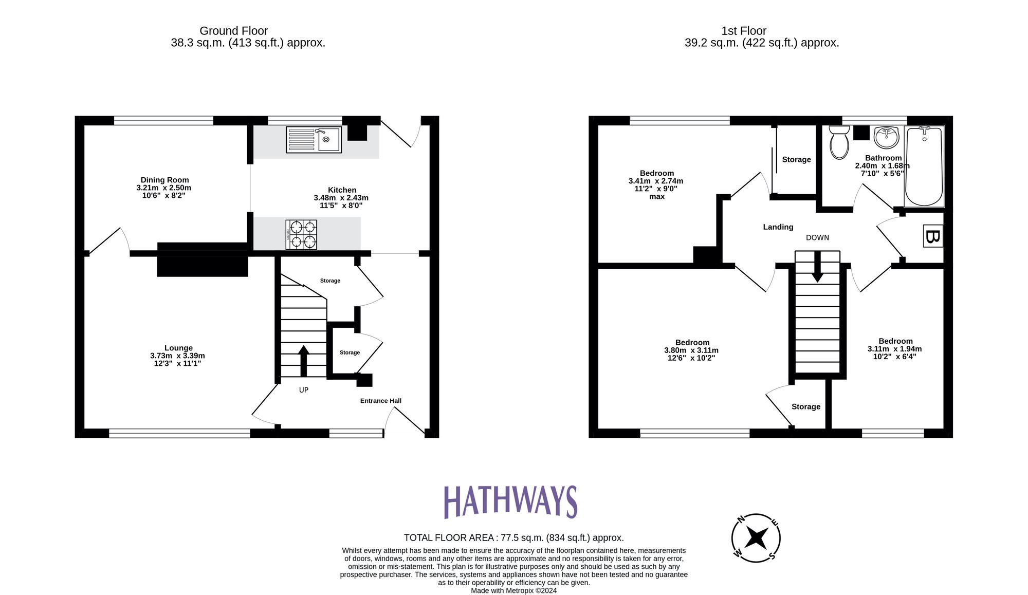 3 bed mid-terraced house for sale in North Road, Cwmbran - Property Floorplan