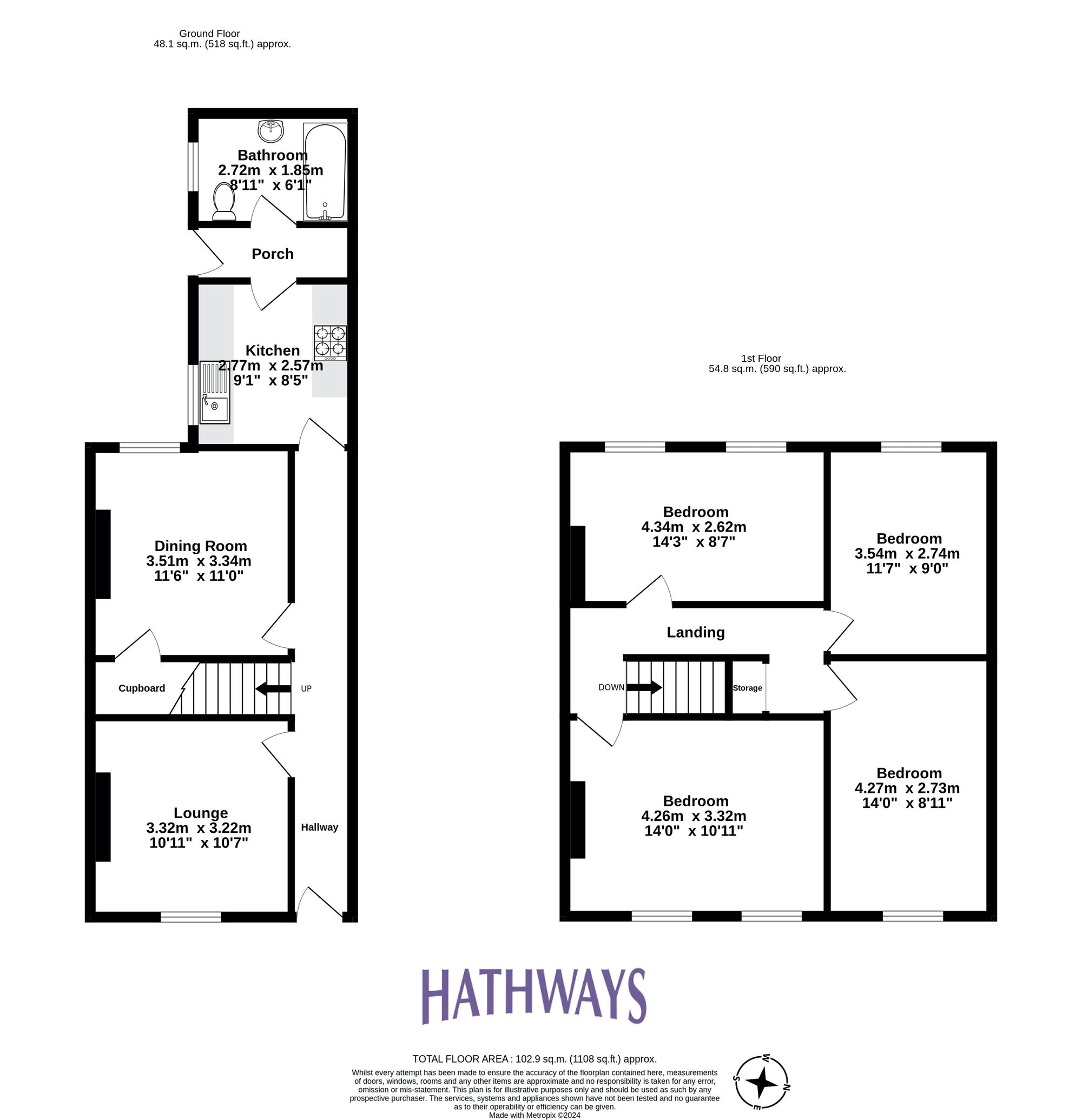 4 bed house for sale in Mellon Street, Newport - Property Floorplan