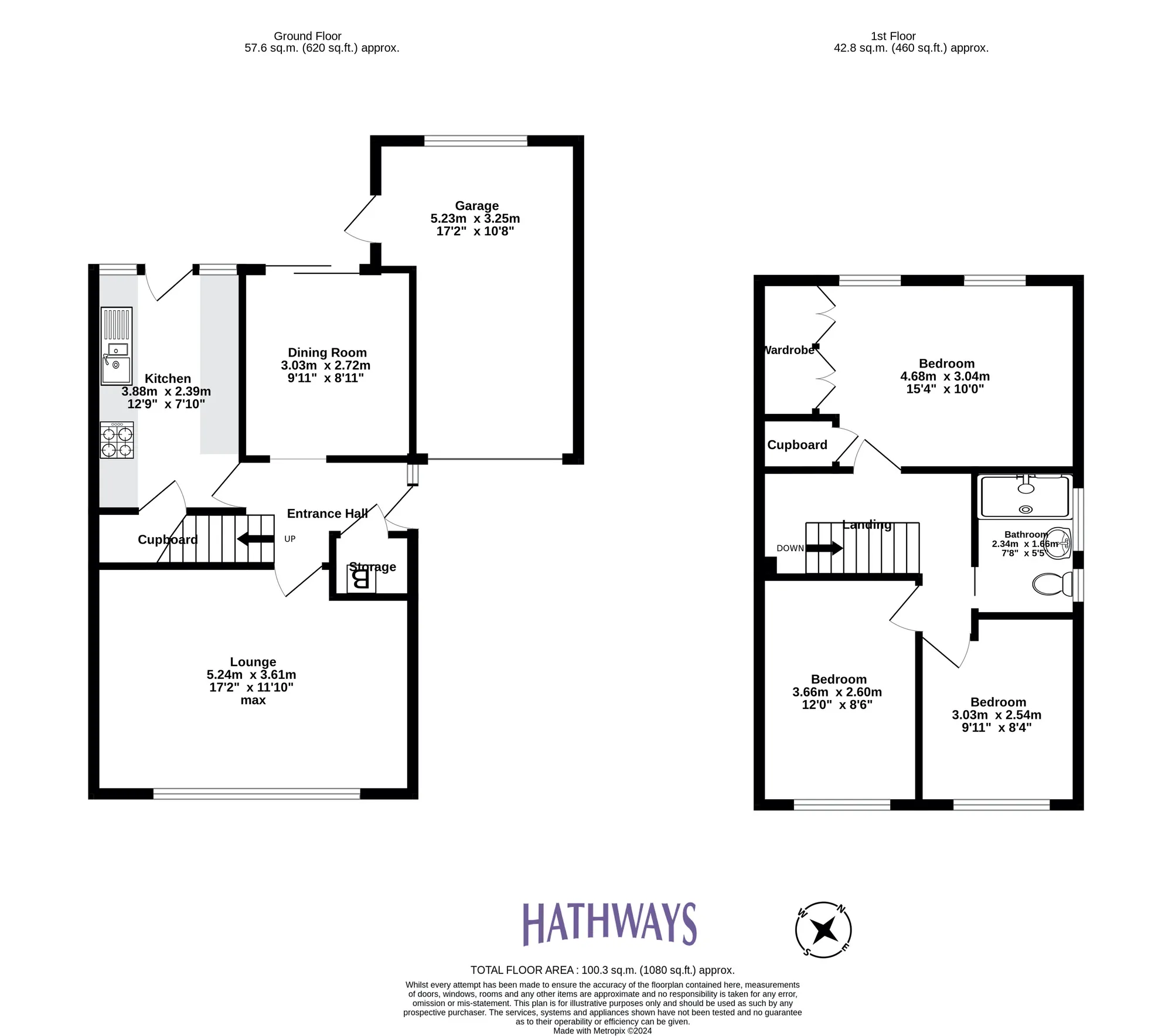 3 bed semi-detached house for sale in Oaklands, Newport - Property Floorplan